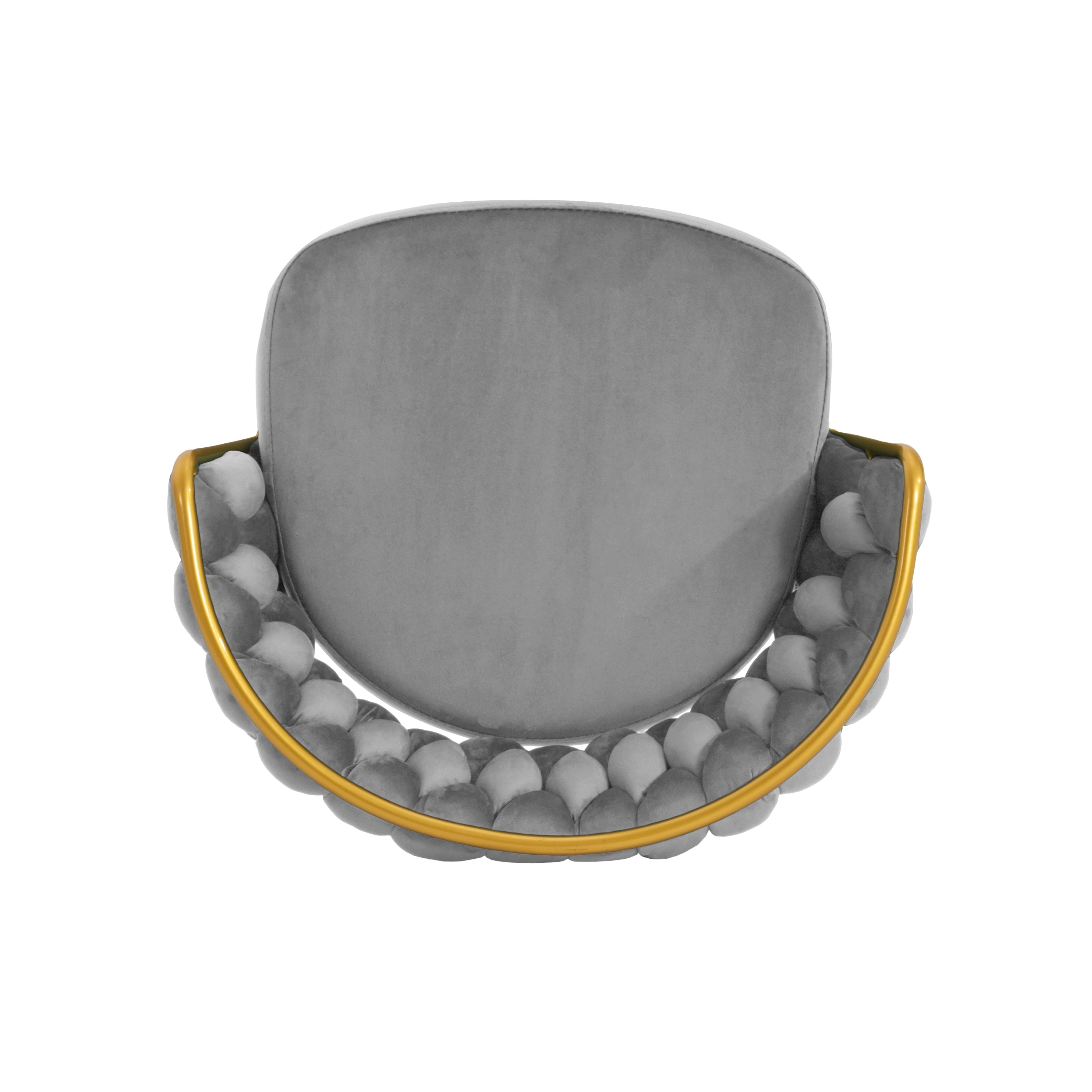 Aurea 31.5" Modern Swivel Counter Height Bar Stools Set of 2 with Gold Metal Legs