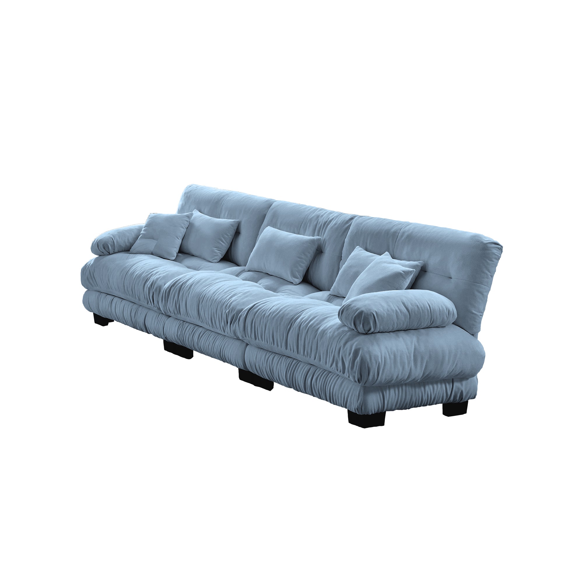 Monterey 130" Extra Large 6-Seater Deep Seat Modular Sectional Sofa Cloud Couch