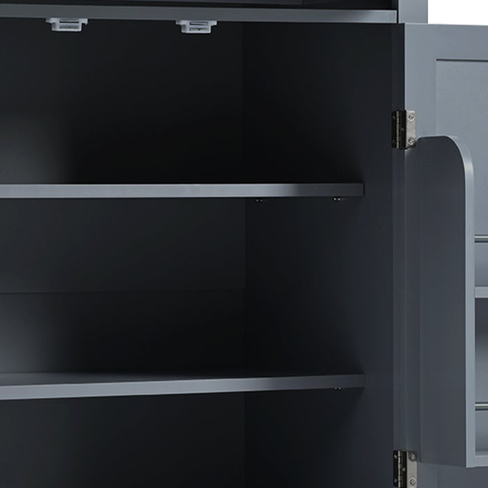 Edinburgh 35" Modern Kitchen Pantry Buffet with Drawer and Door Shelves