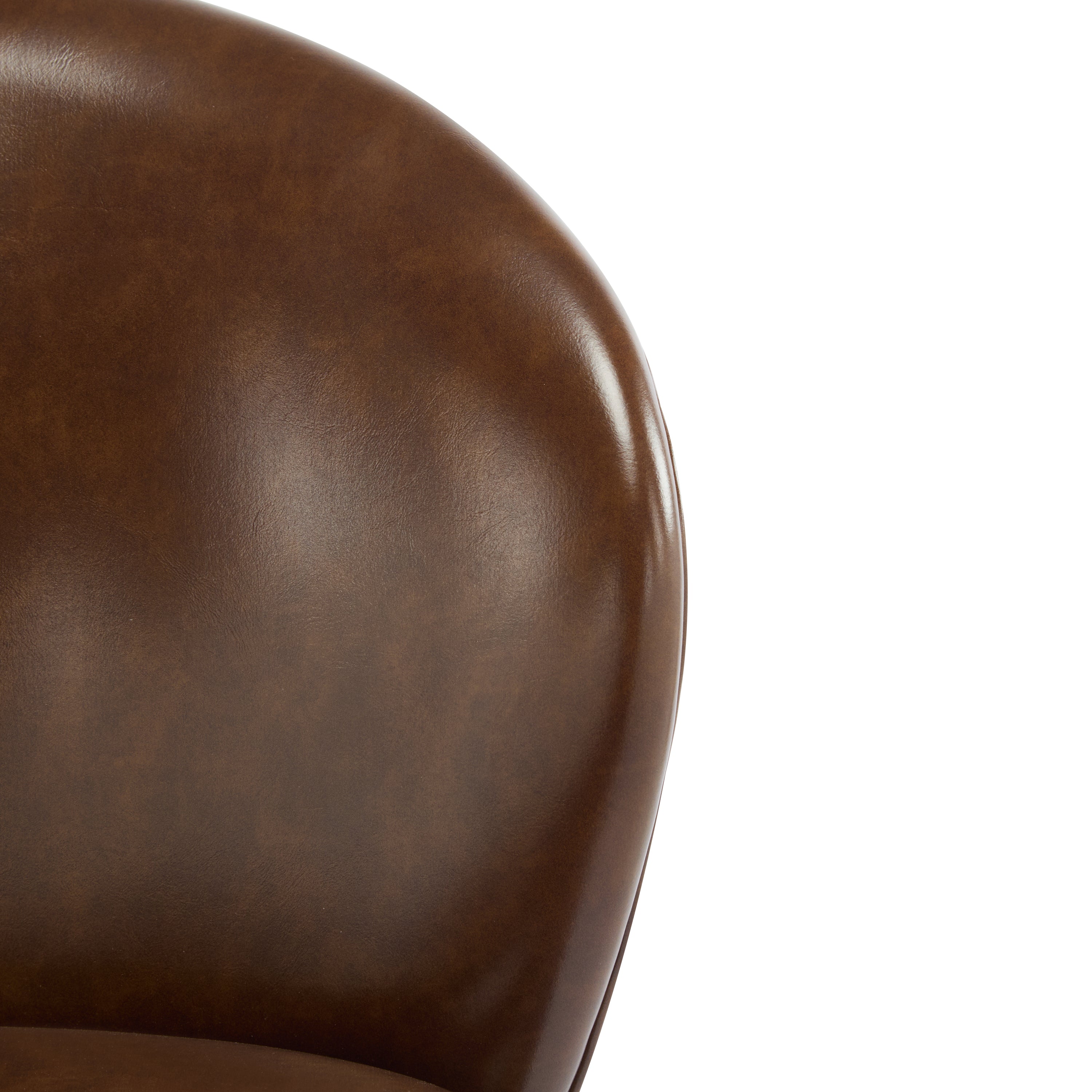 Jerez 29" Counter Height PU Leather Upholstered Bar Stools Set of 2