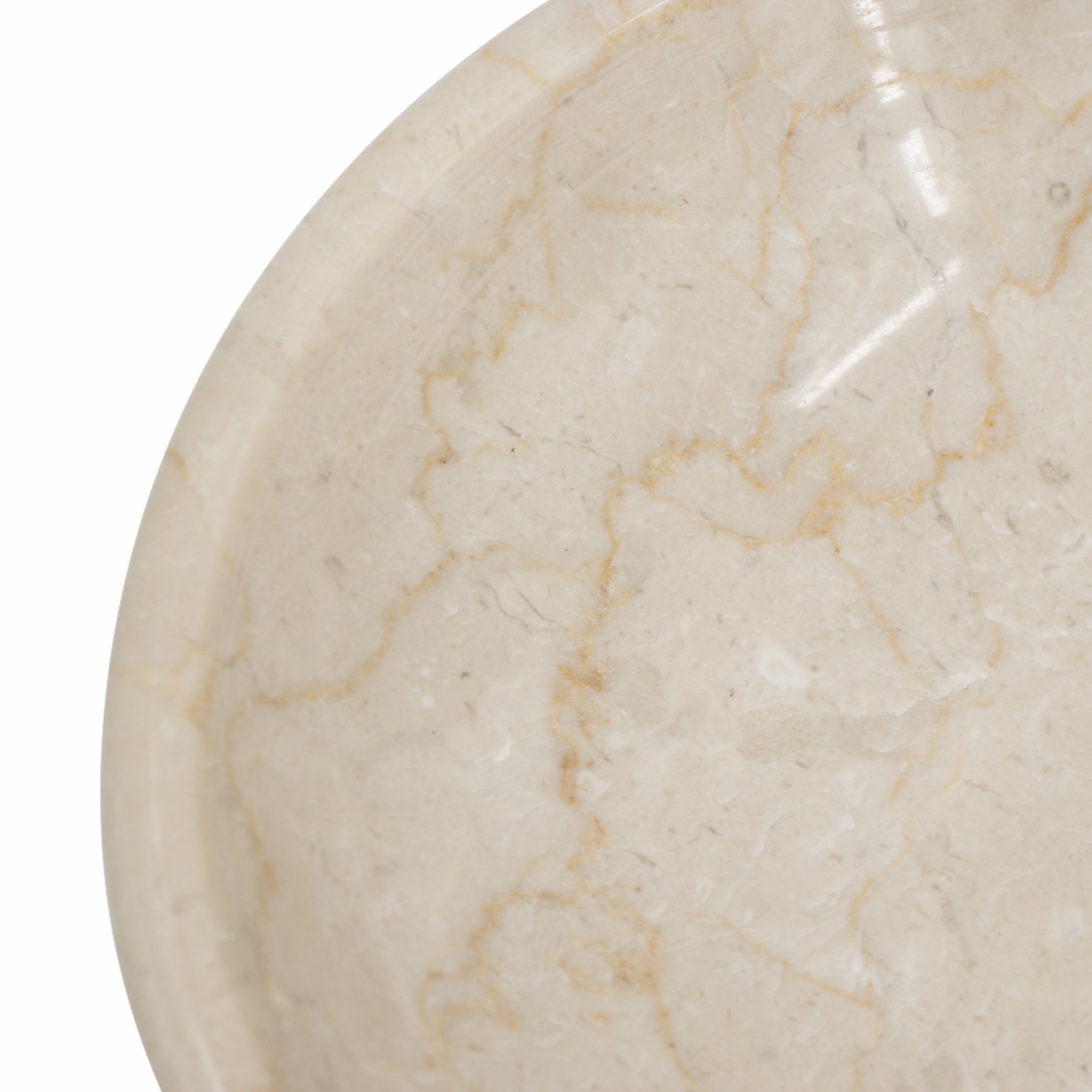 Juniper Marble Pedestal Fruit Bowl
