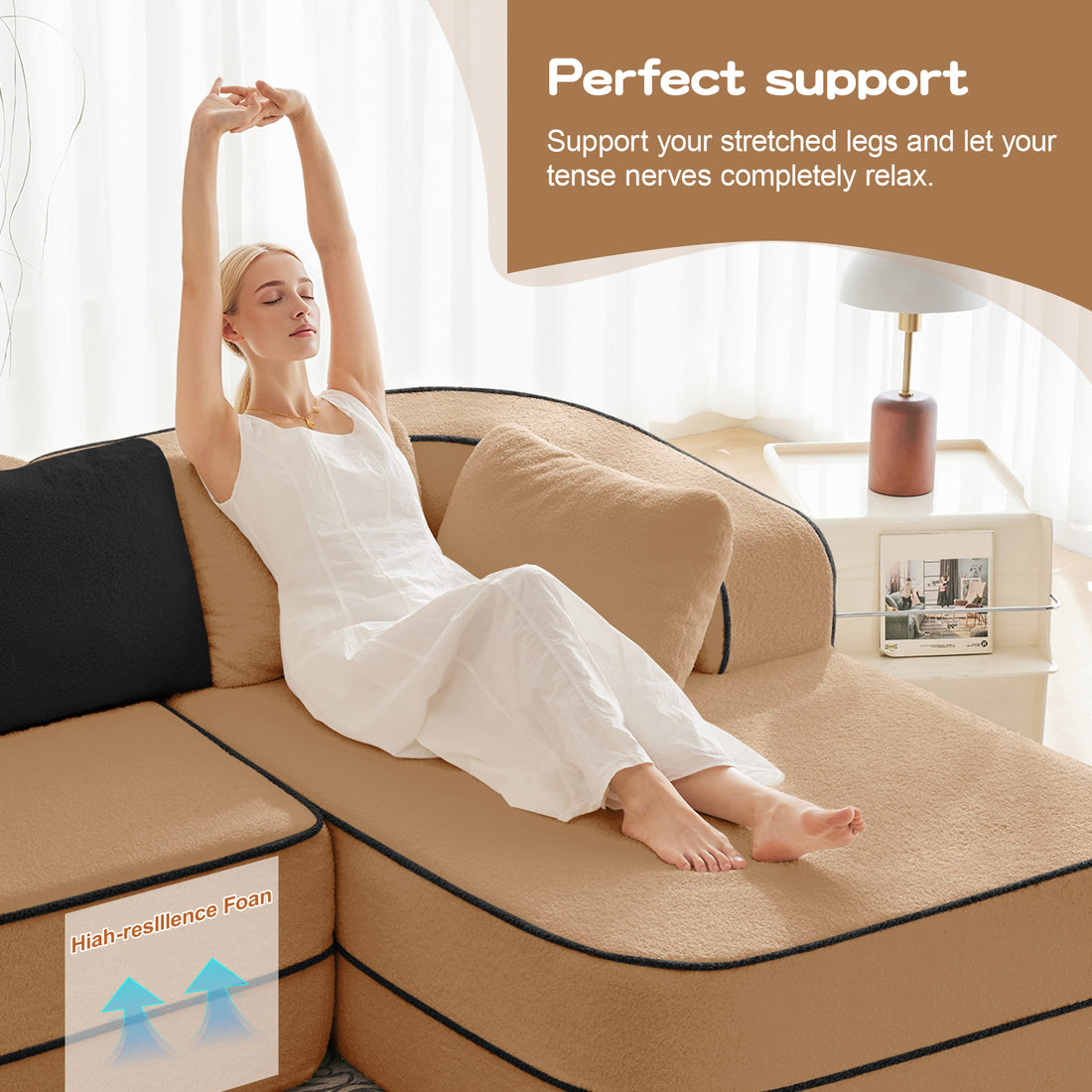 Ergonomic Curved Design