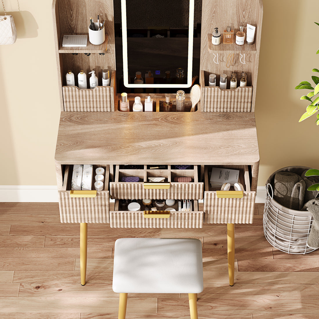 Fluted Storage Design
