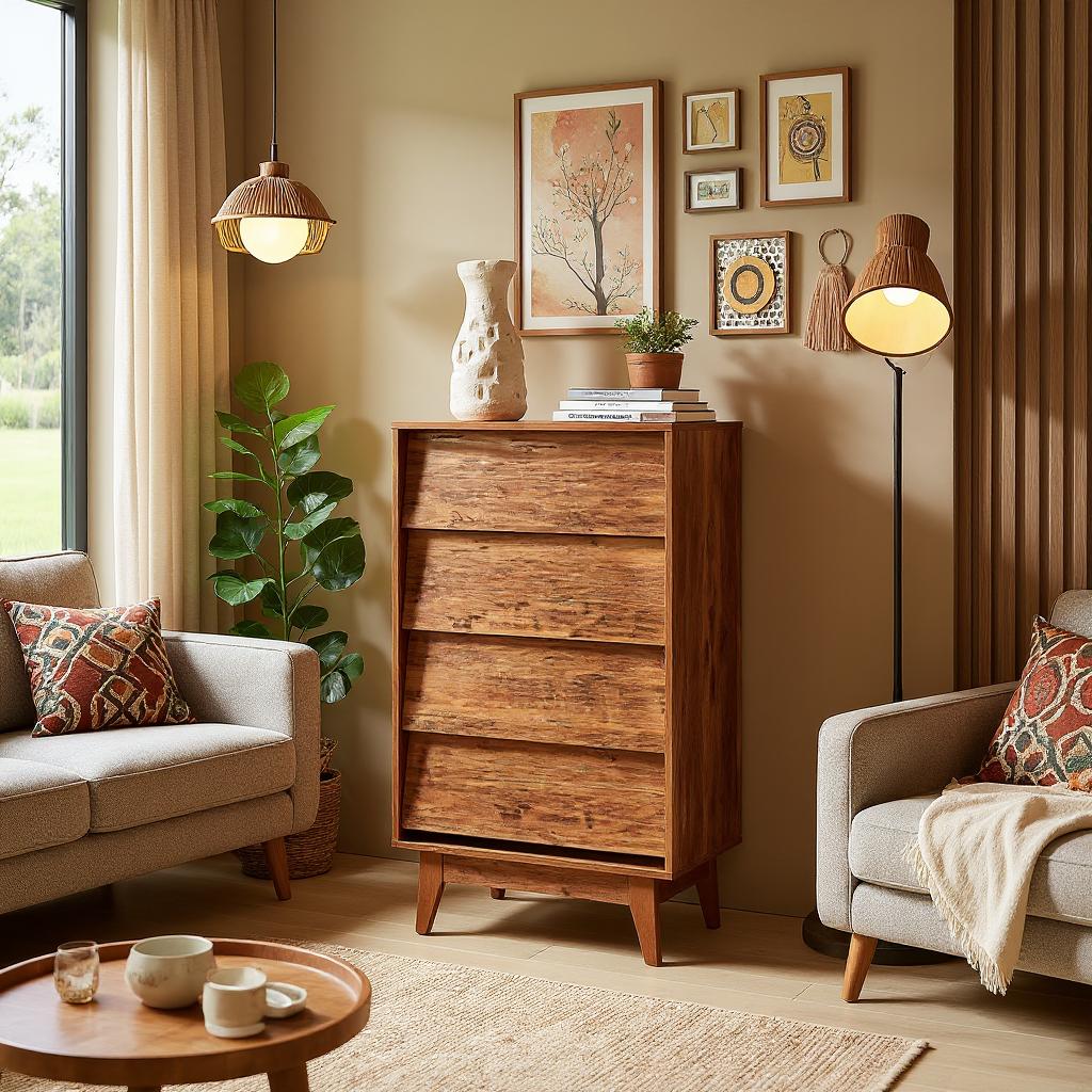 Harlan 4-Drawer Chest Dresser
