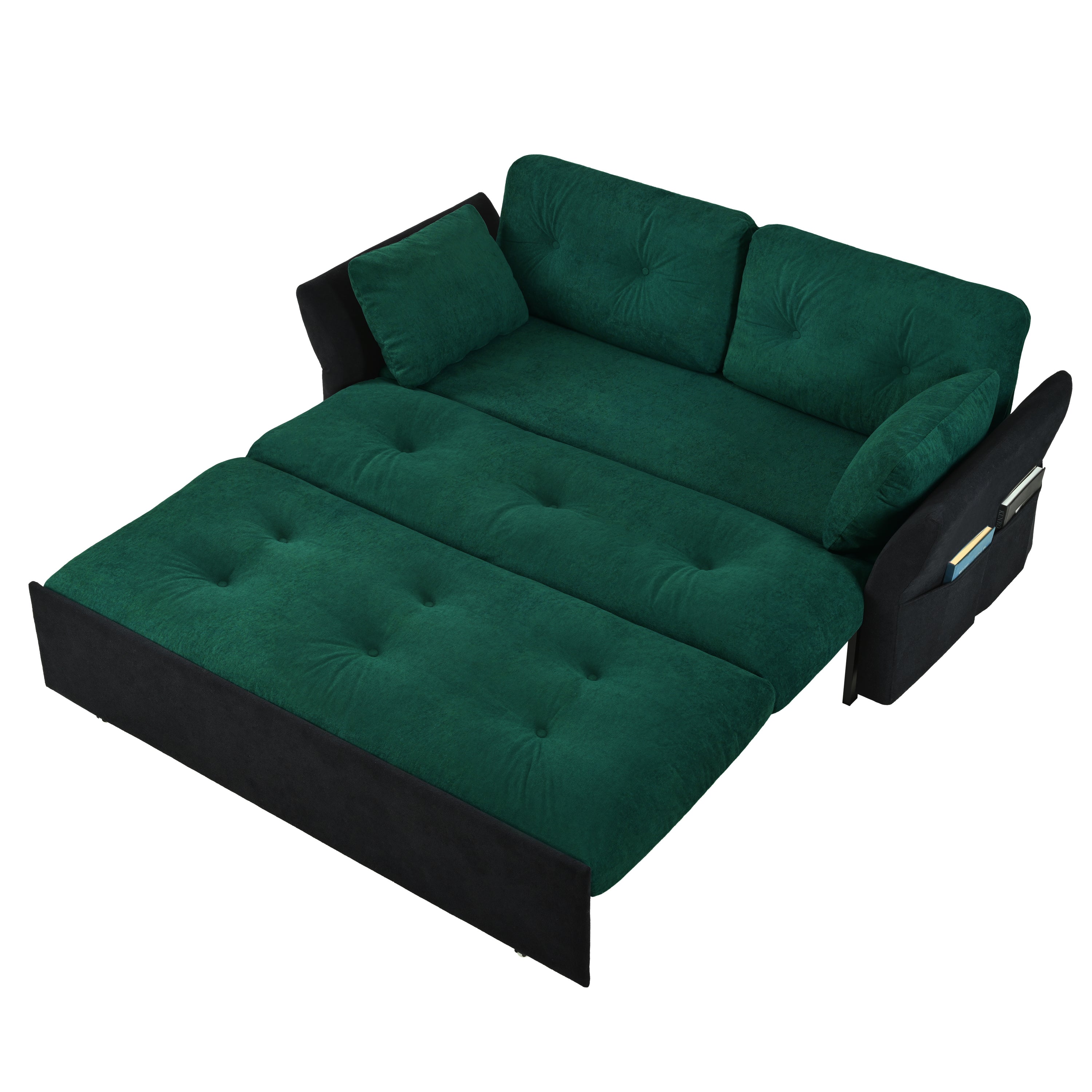 Camden Modern Chenille Sleeper Sofa Bed with Storage