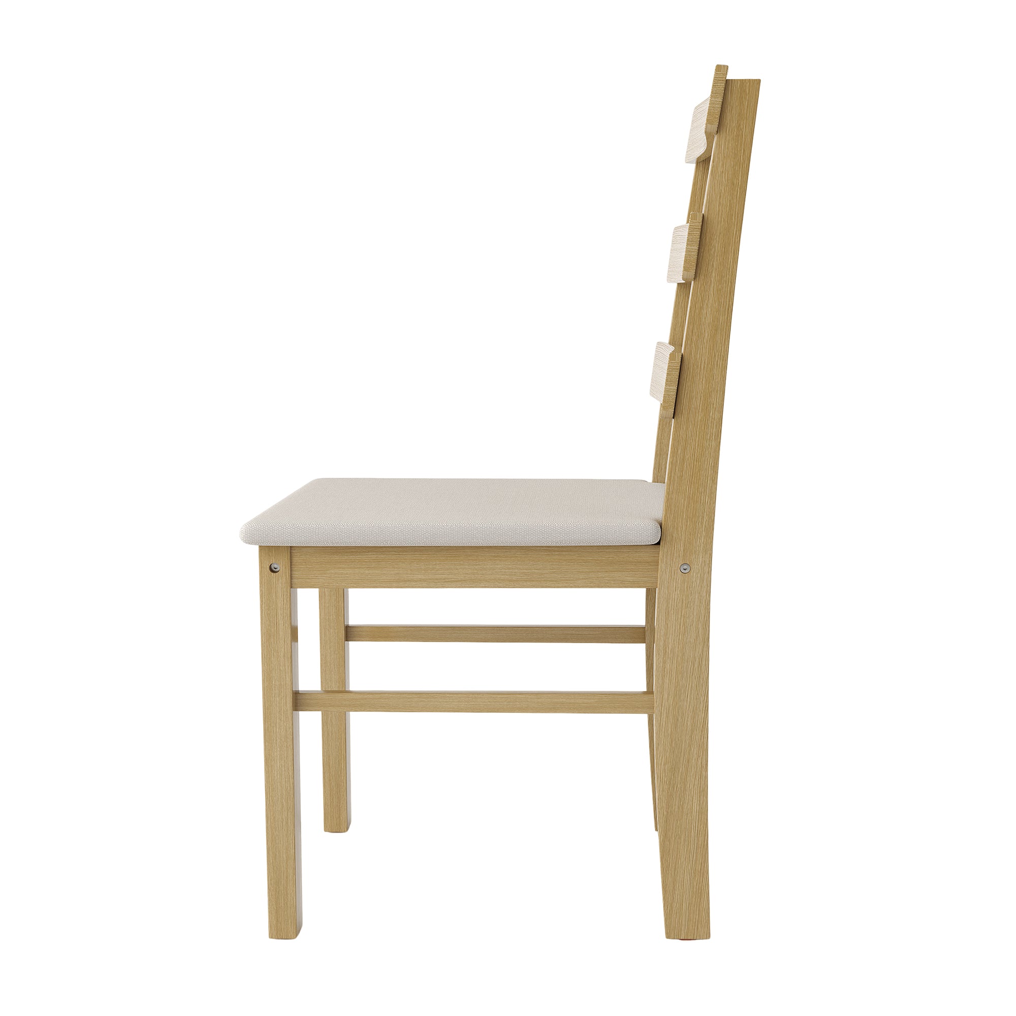 Riviera 5 Piece Modern Wooden Dining Table and Chair Set