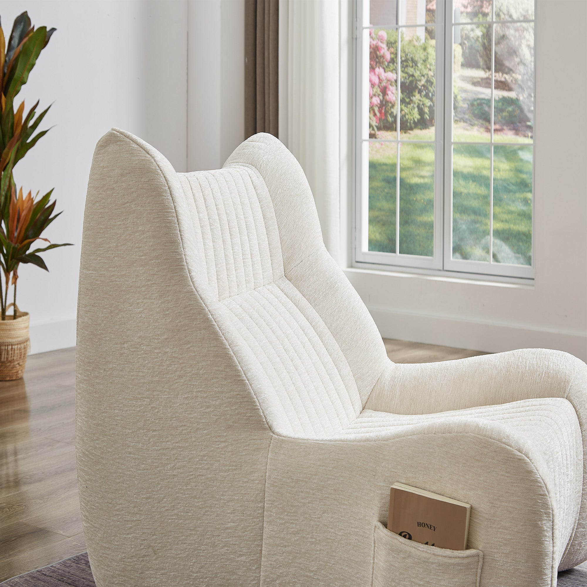 Milo Oversized Comfy Bean Bag Chair with Armrests for Living Room and Bedroom
