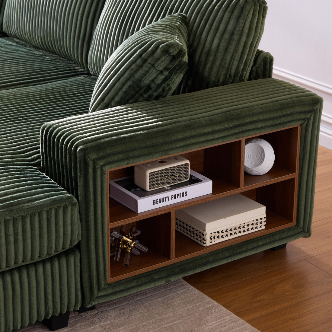 Built-In Side Storage