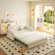 Layton 52" Upholstered Pull-Out Sleeper Sofa with Side Pocket and USB Port