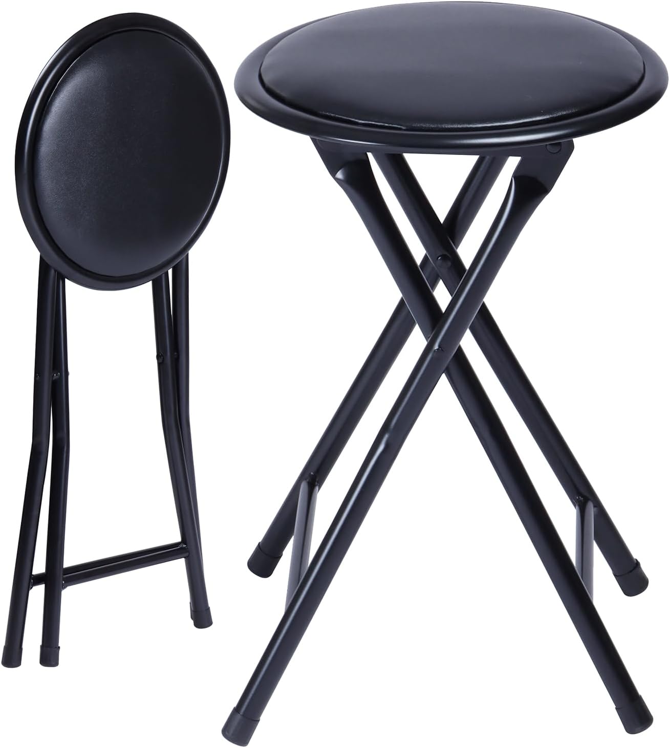 Newport Foldable PVC Stool Set – Lightweight & Space-Saving (4pcs