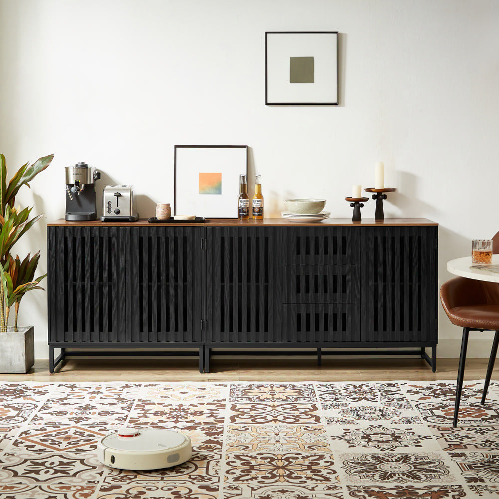 Dresden 2 Door Sideboard Storage Cabinet with 3 Drawers
