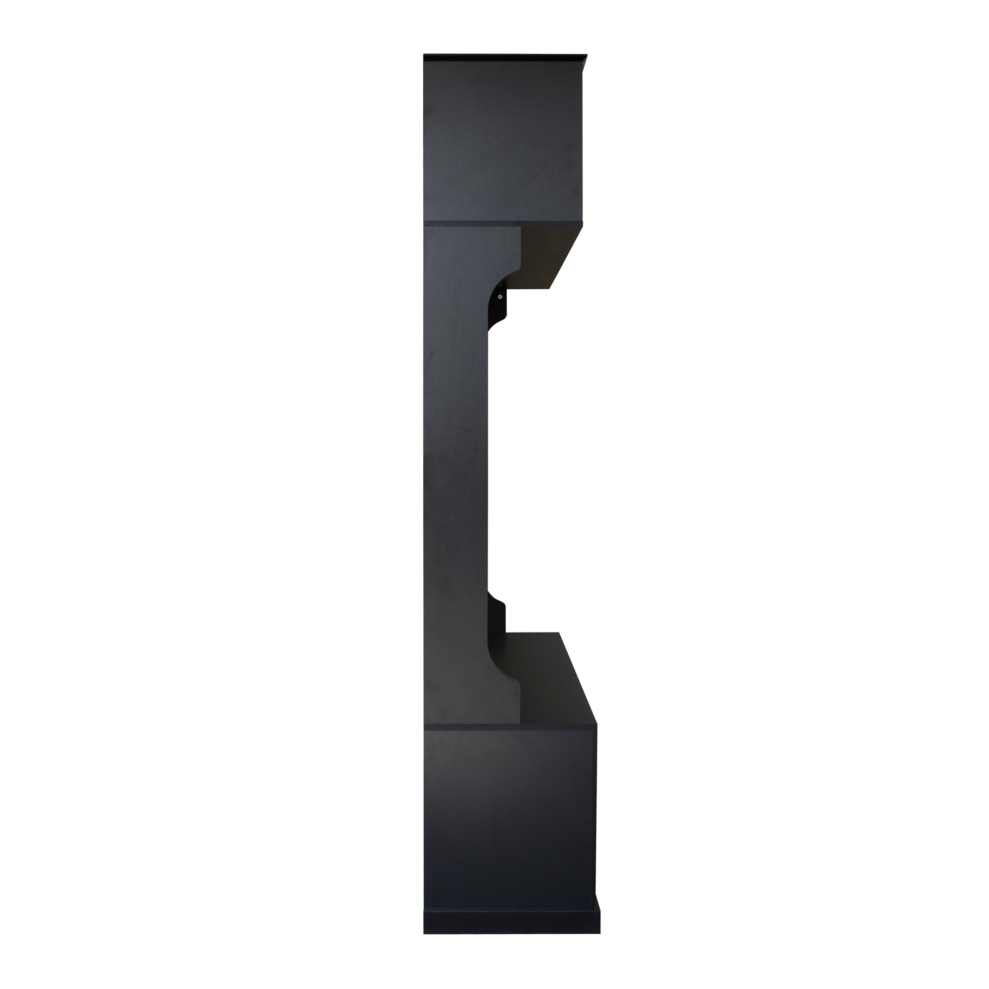 ATLAS 57" Modern Wood 3-in-1 Hall Tree Bench with Drawer and 6 Hooks