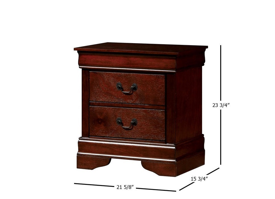 Louis 2 Drawers Nightstand