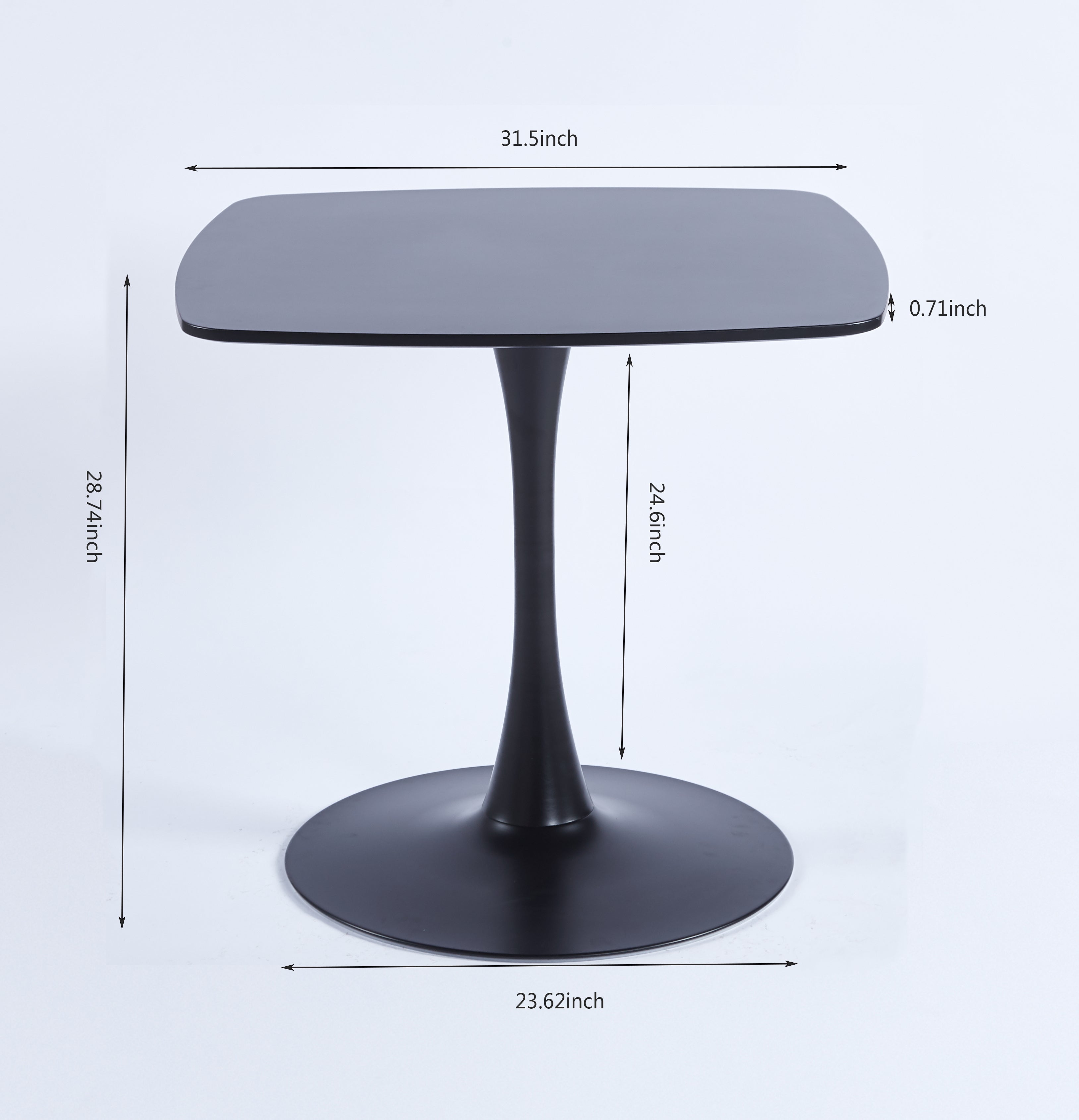 Special Dining Table,MDF Dining Table , Kitchen Table,Black,exective desk