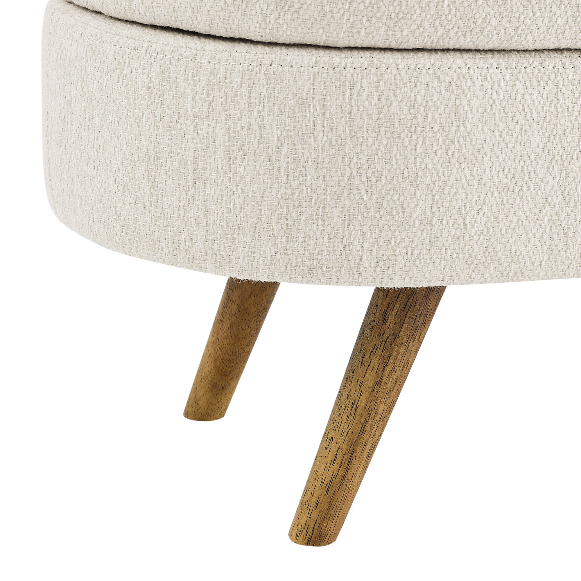 Evora Ottoman Storage Bench, Beige