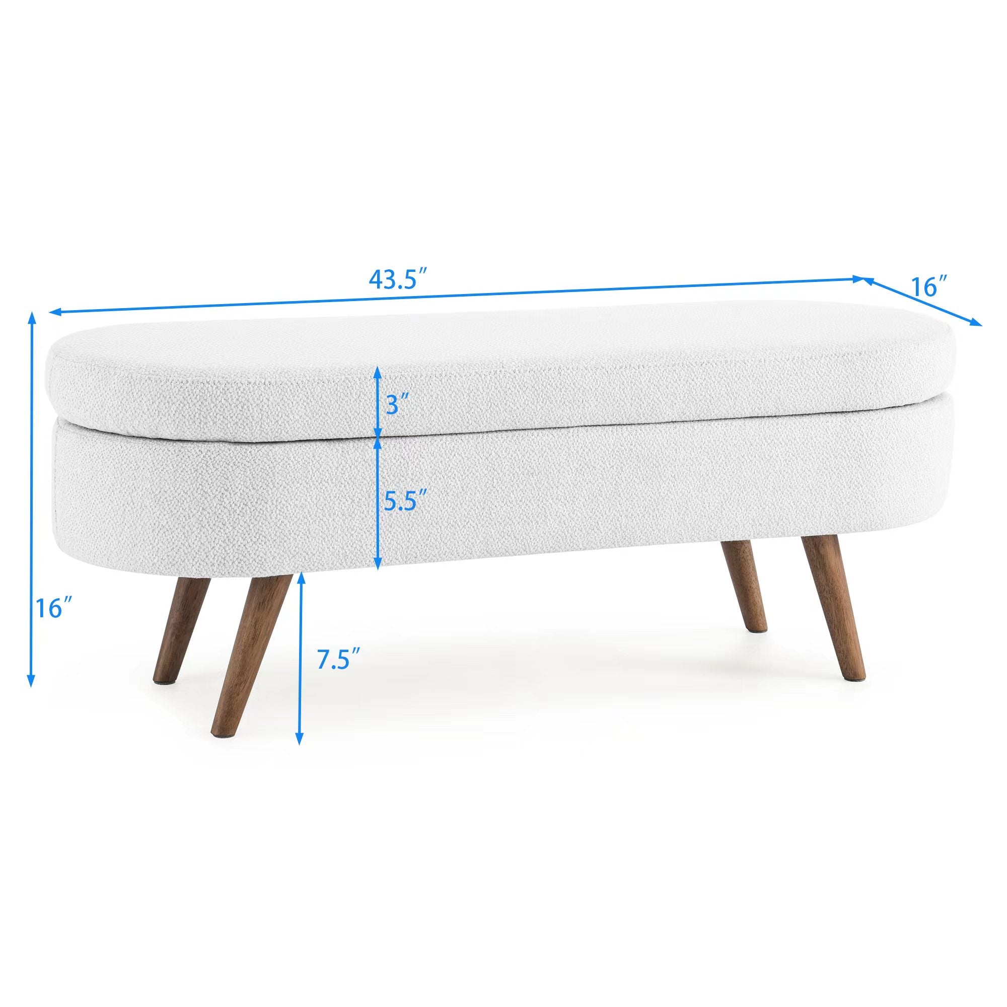 Evora Ottoman Storage Bench