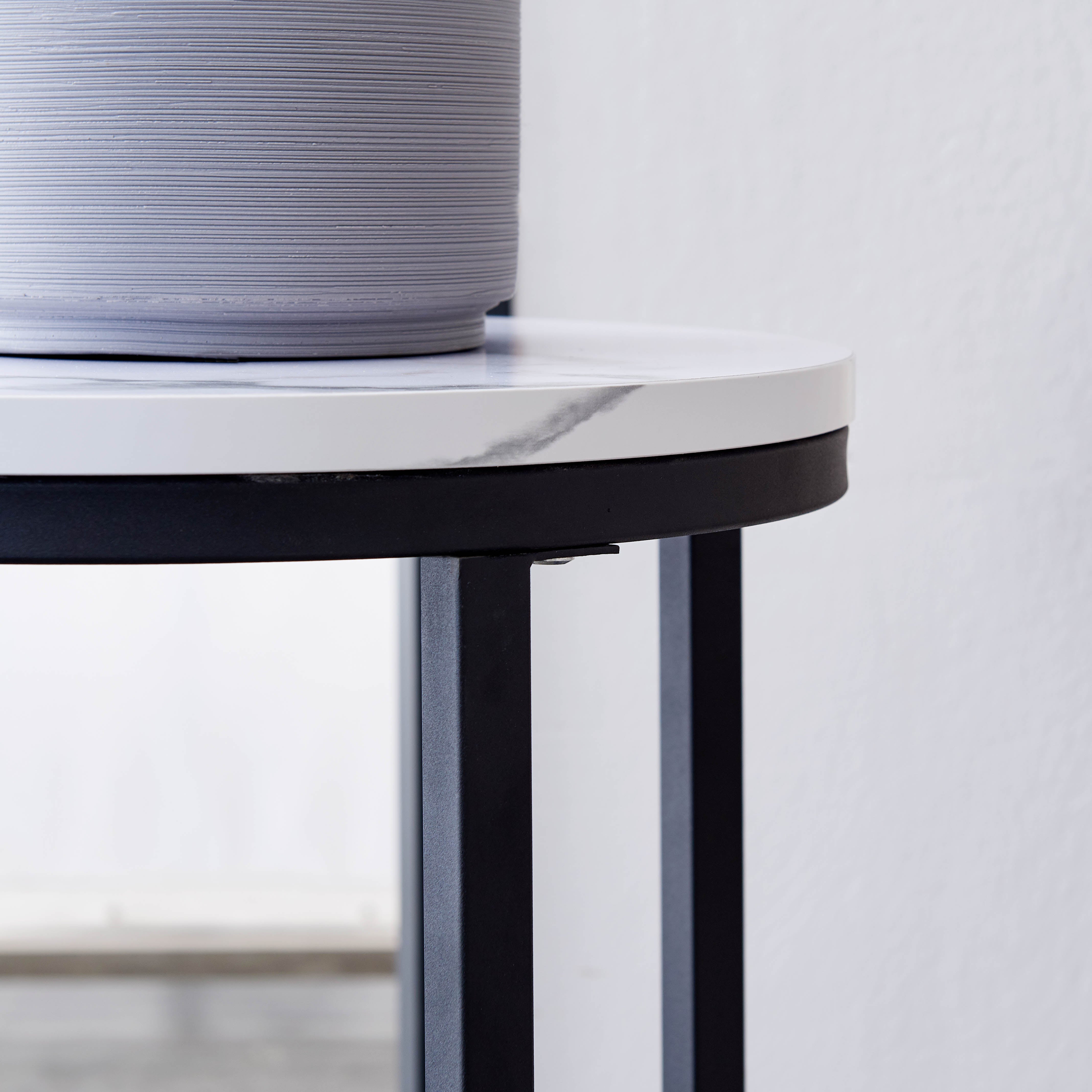Latte Side Table Compact End Table