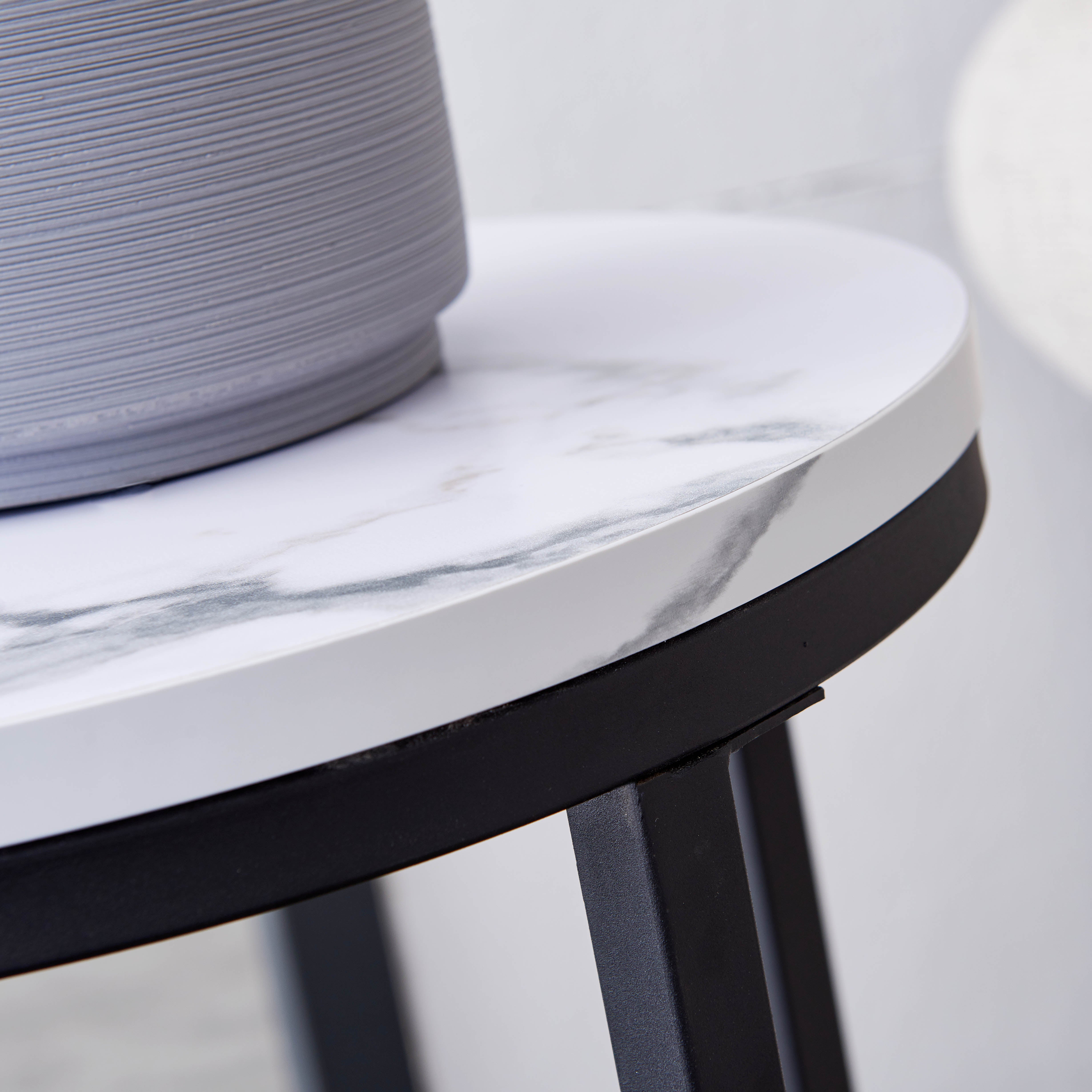 Latte Side Table Compact End Table
