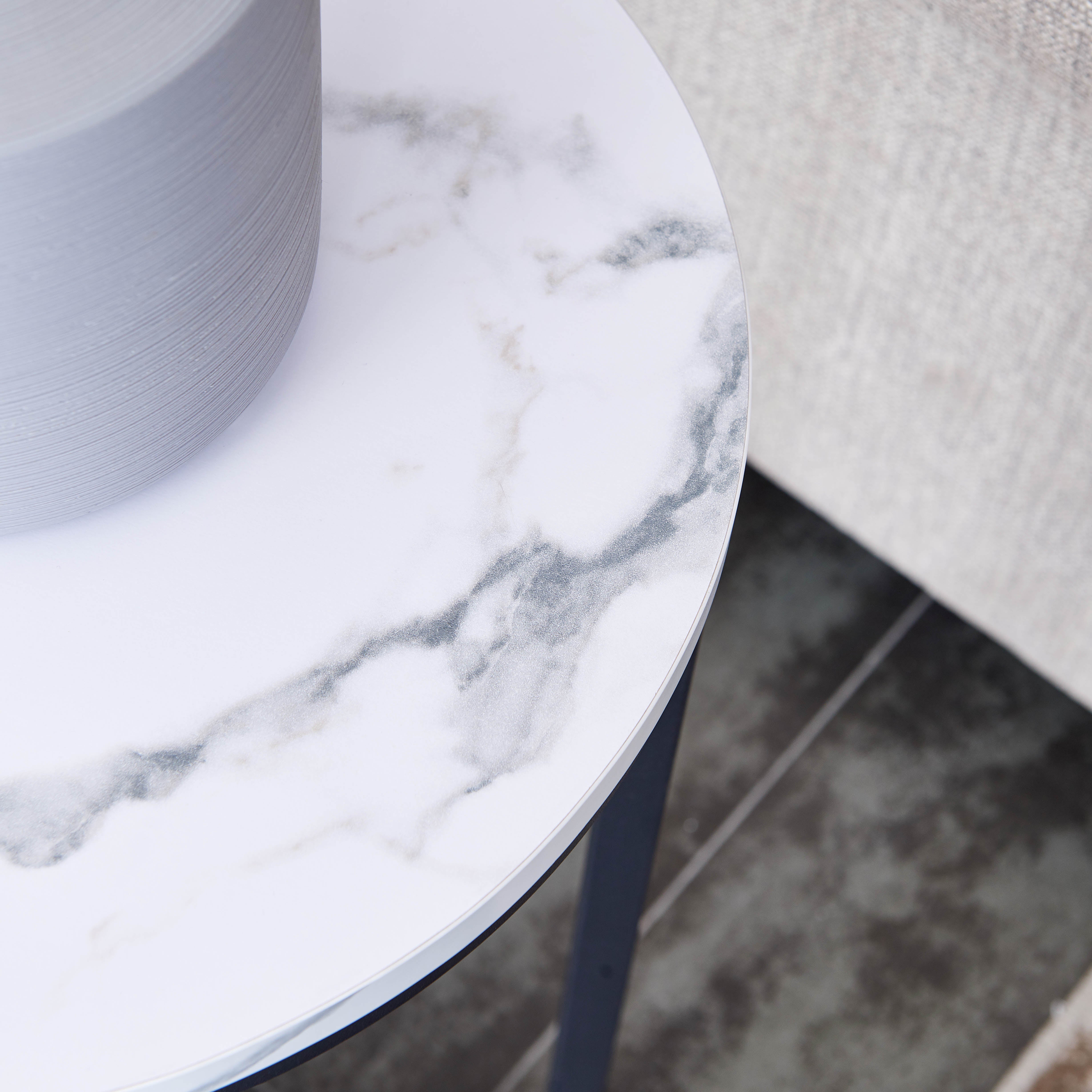 Latte Side Table Compact End Table