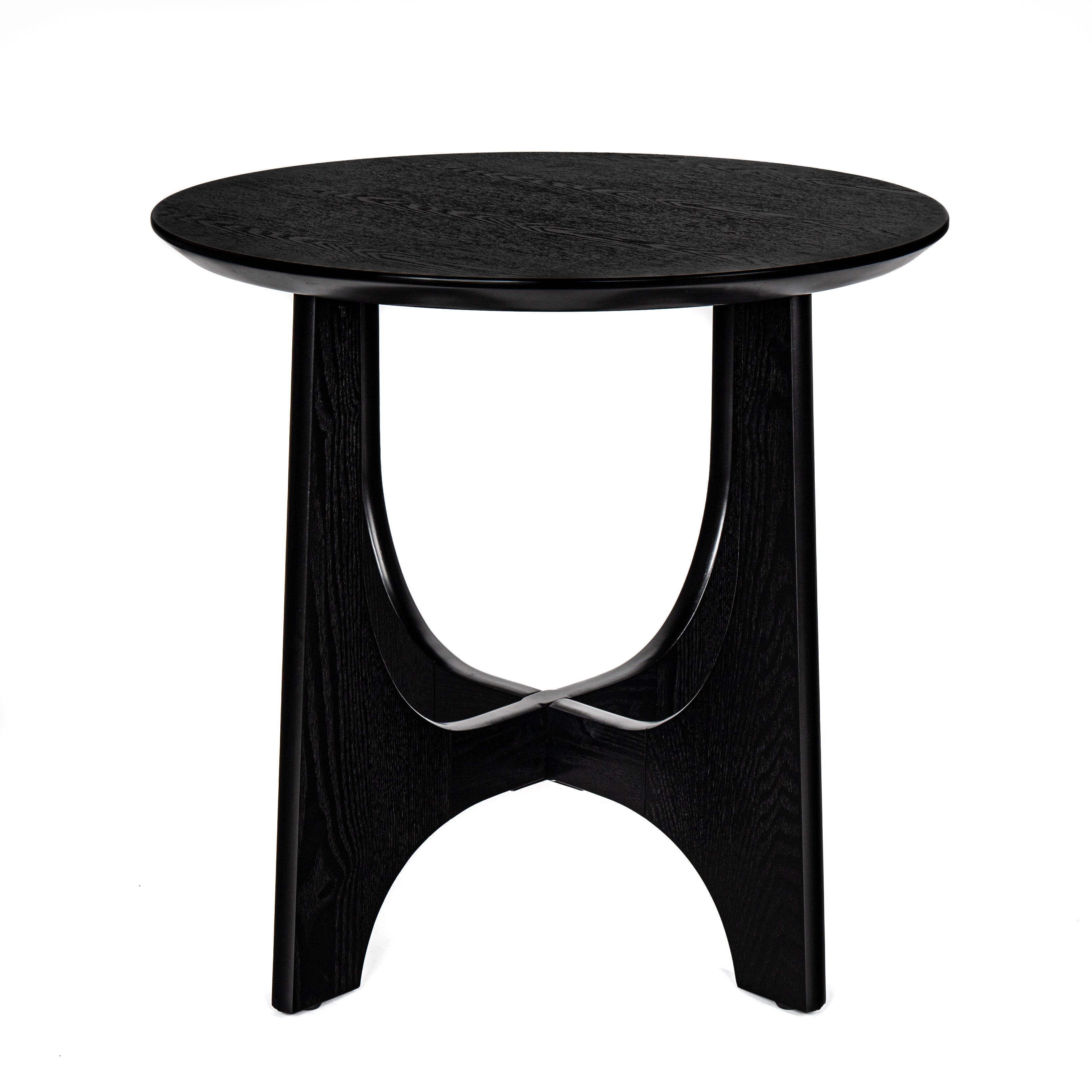 Harlan Side Table with Curved Base