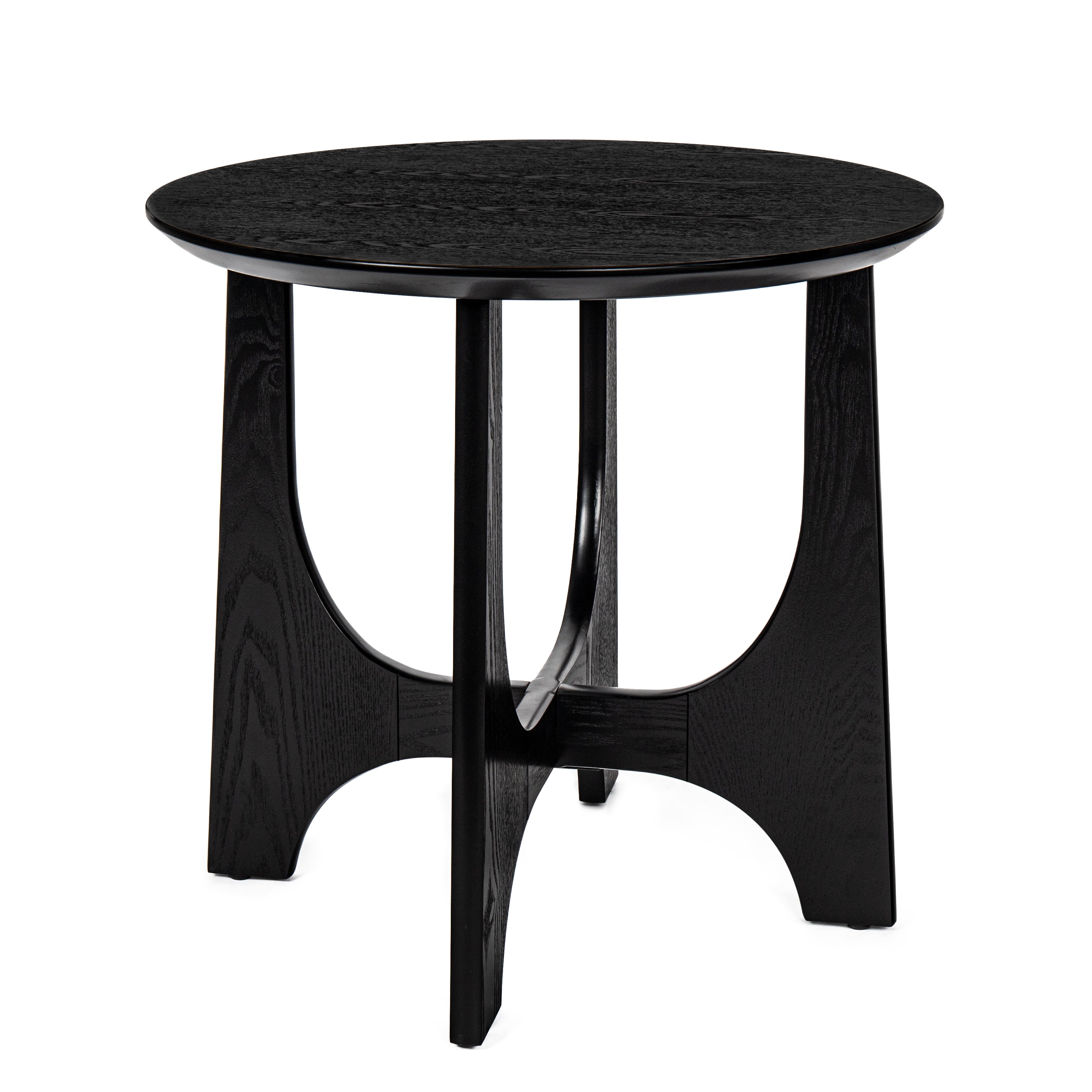 Harlan Side Table with Curved Base