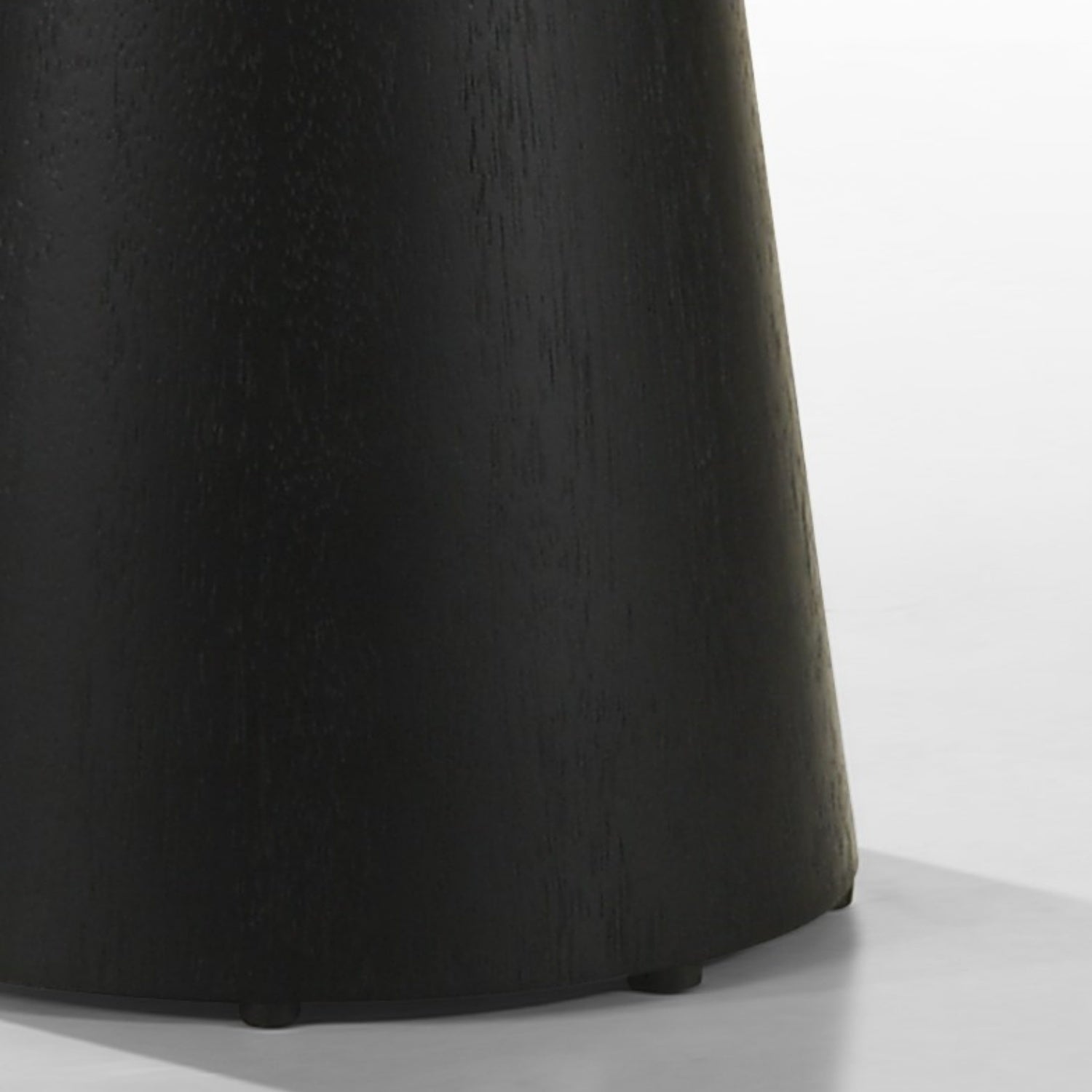 Colmar 3 Piece Modern Black Armchair and Round Side Table Set