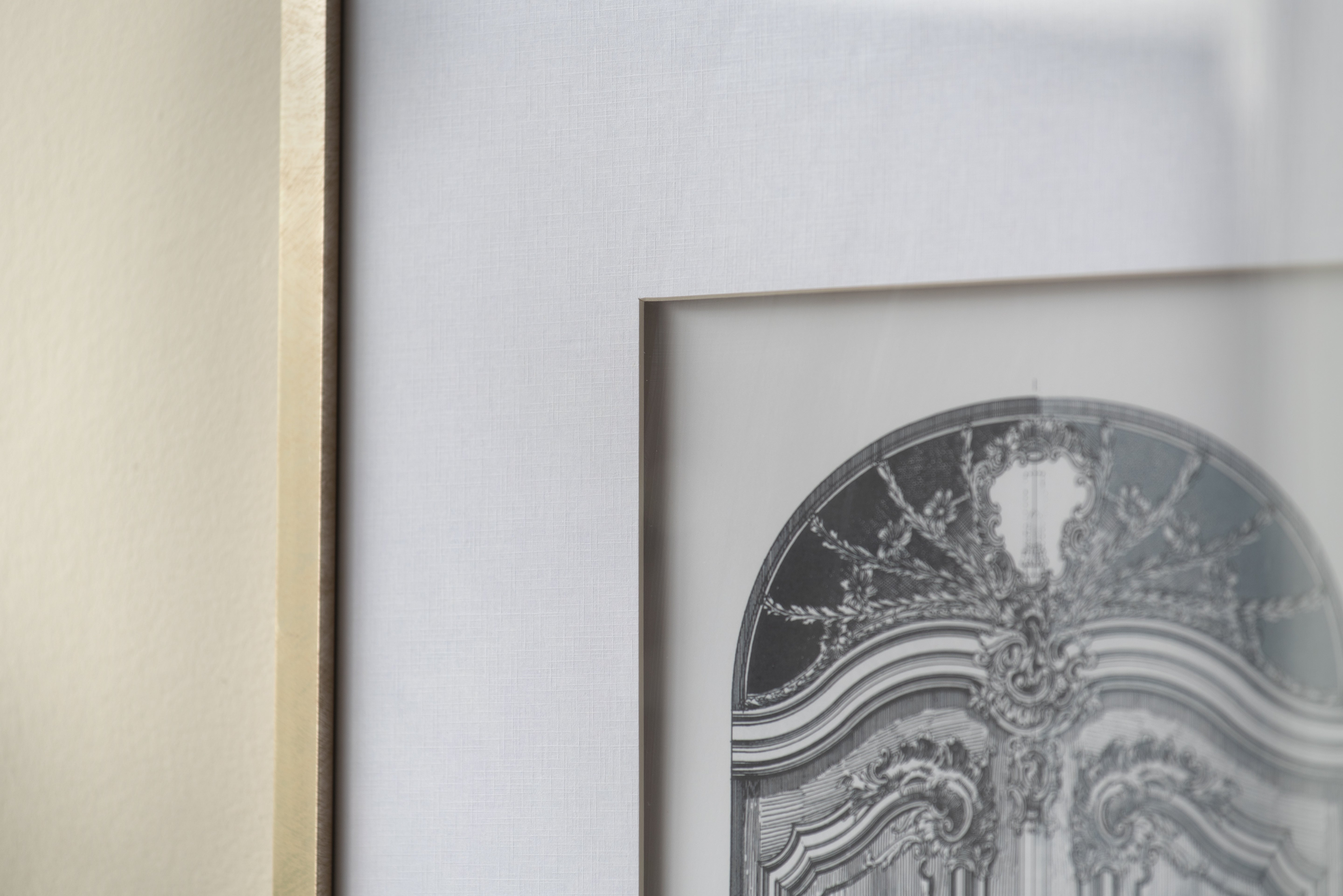 Laurel Architectural Sketch Wall Art Set of 2
