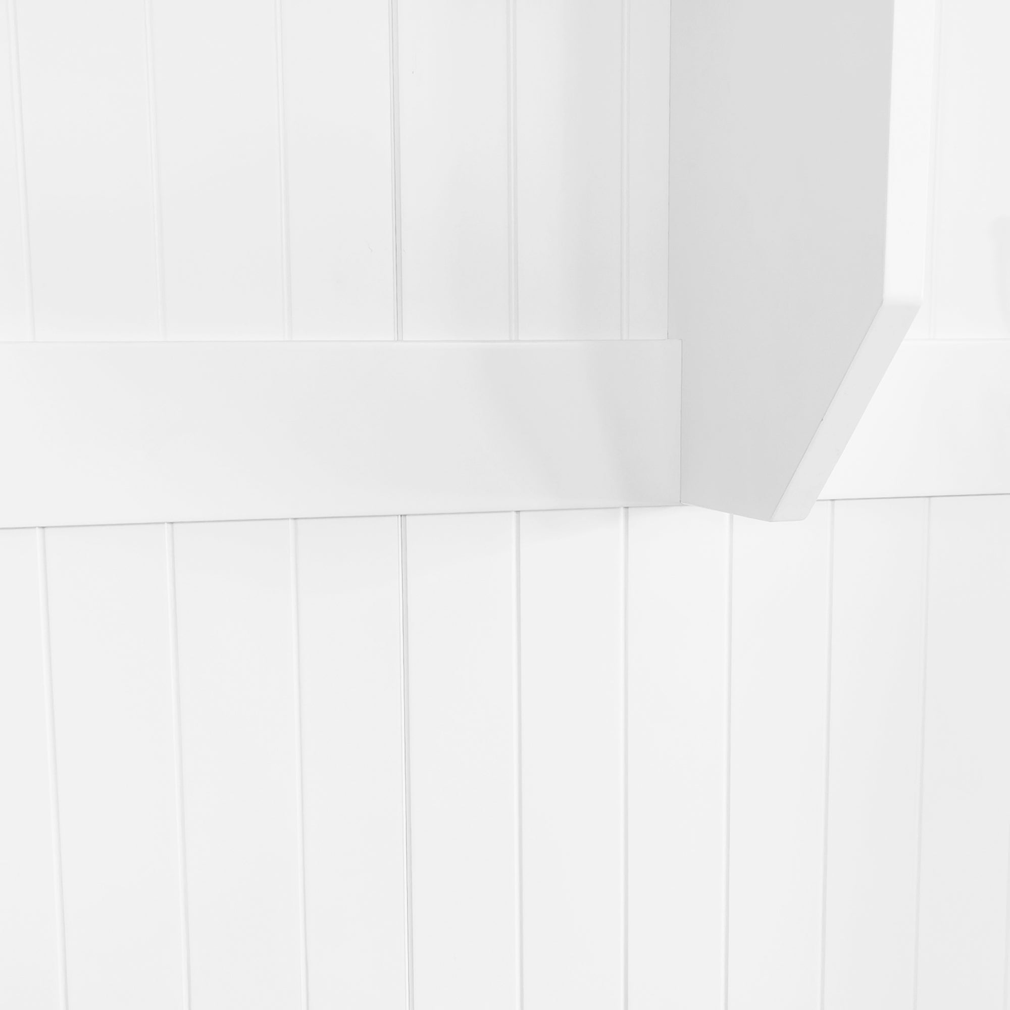 Clifford 78.7" Modern White Hall Tree Bench with Cushion Drawers and Coat Hooks