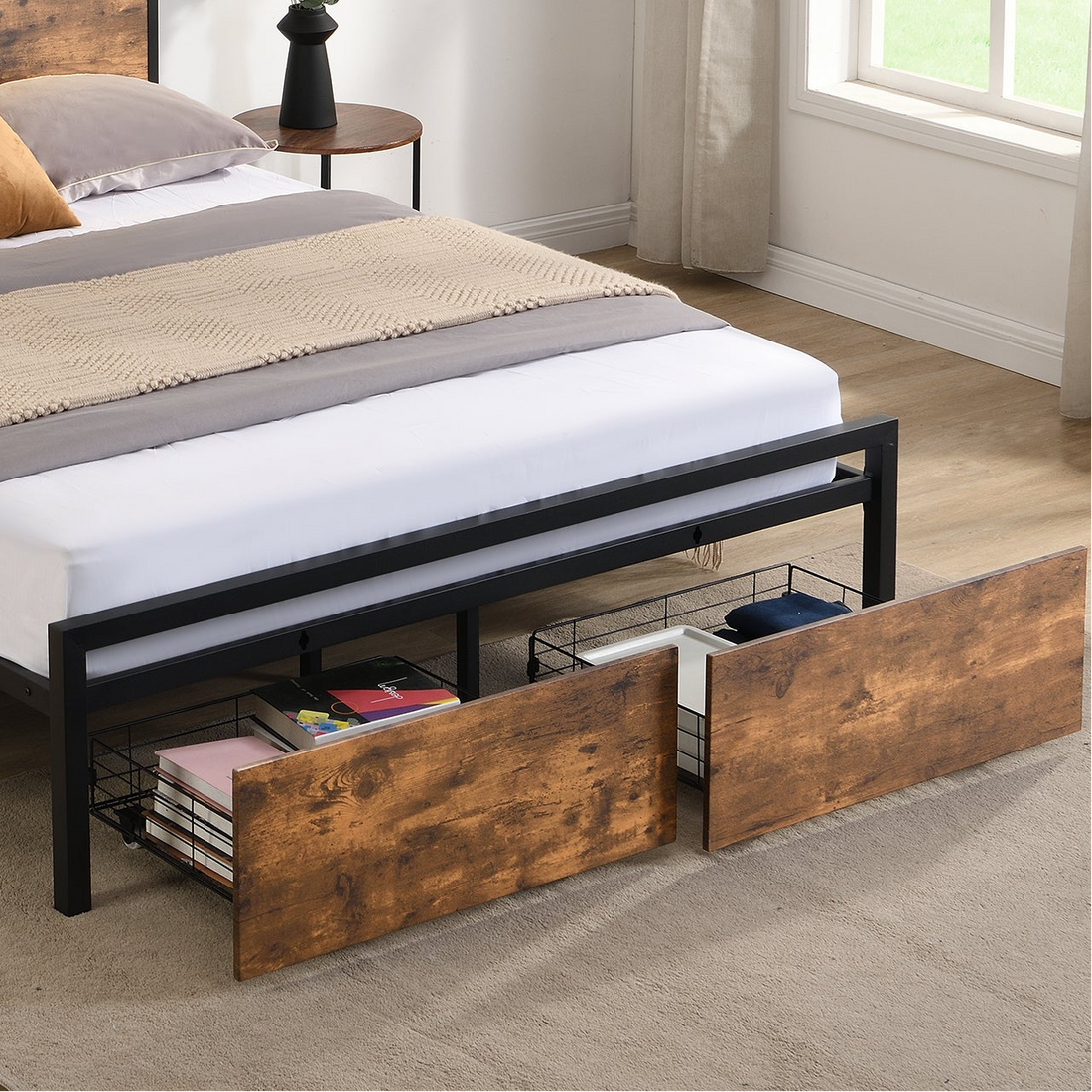 Dual Storage Drawers