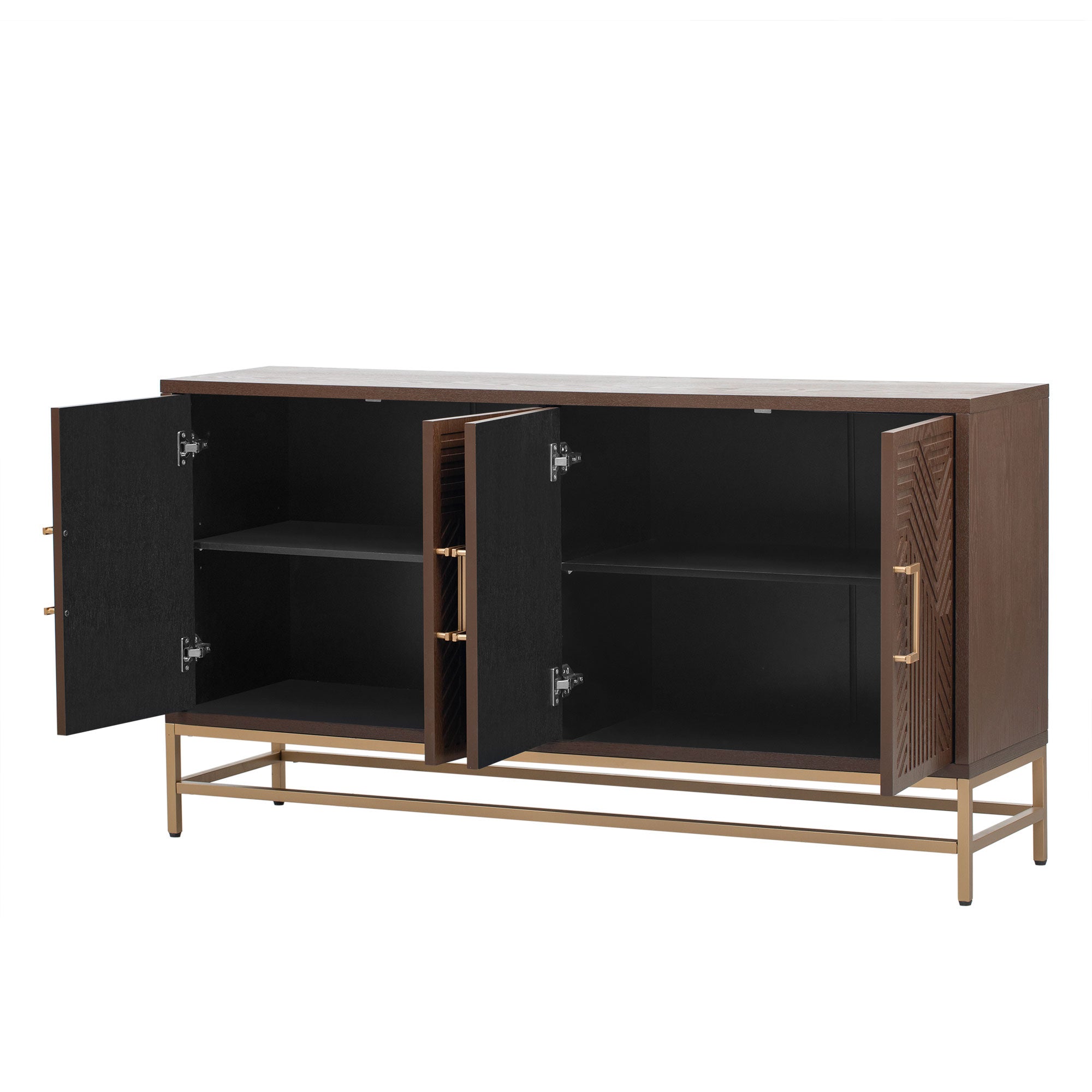 Osaka Sideboard Buffet Cabinet, Brown