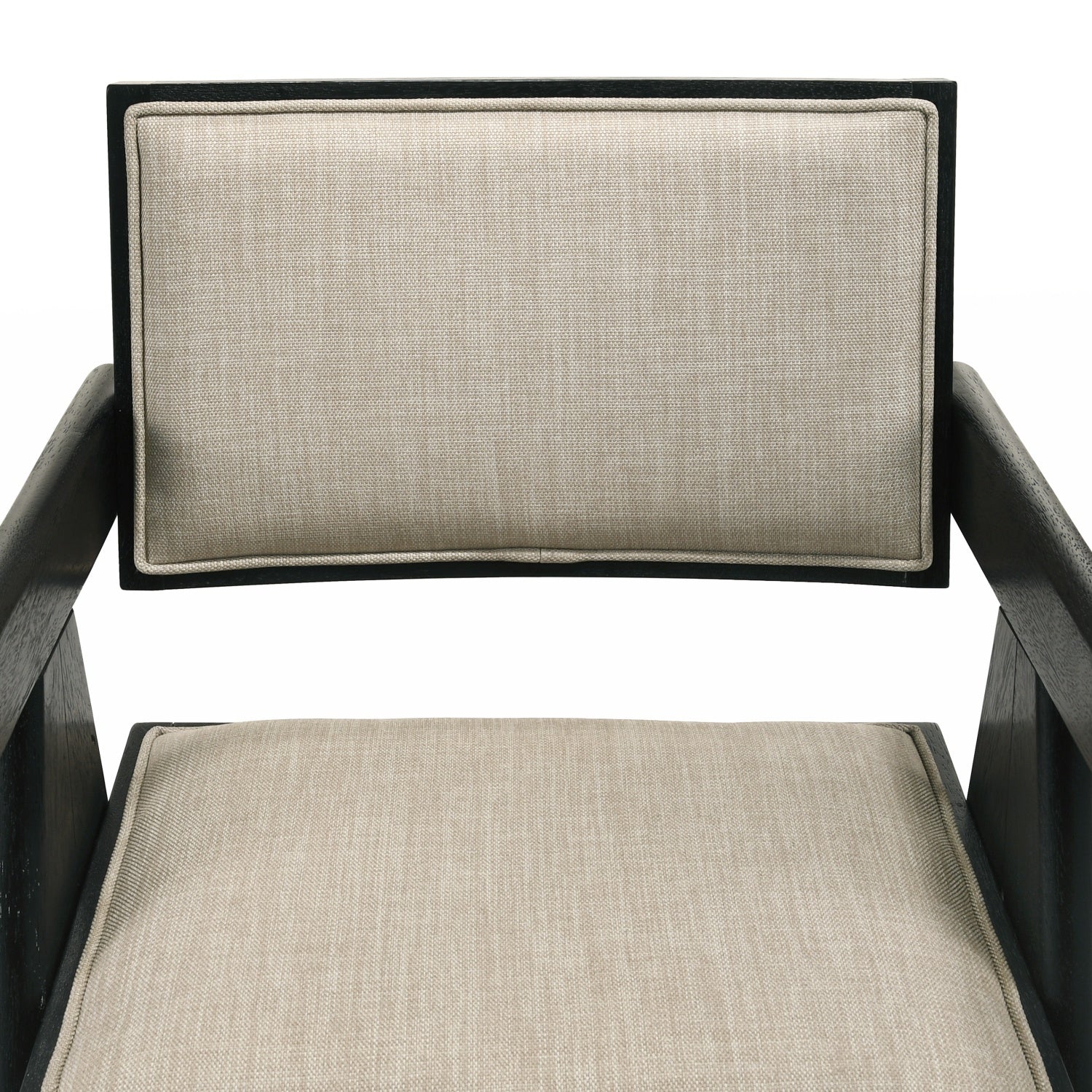 Colmar 3 Piece Modern Black Armchair and Round Side Table Set