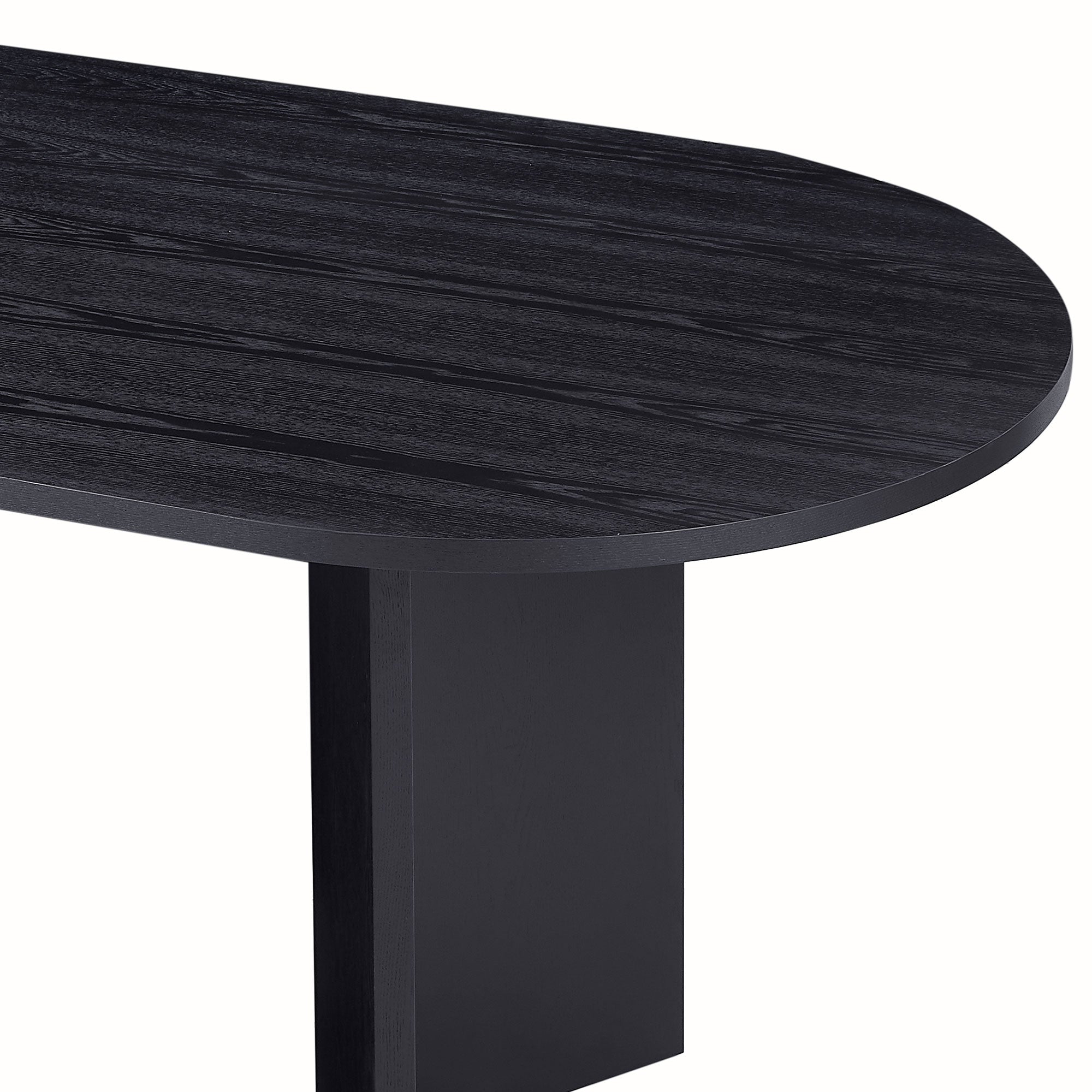 Tiber Wood Oval Dining Table