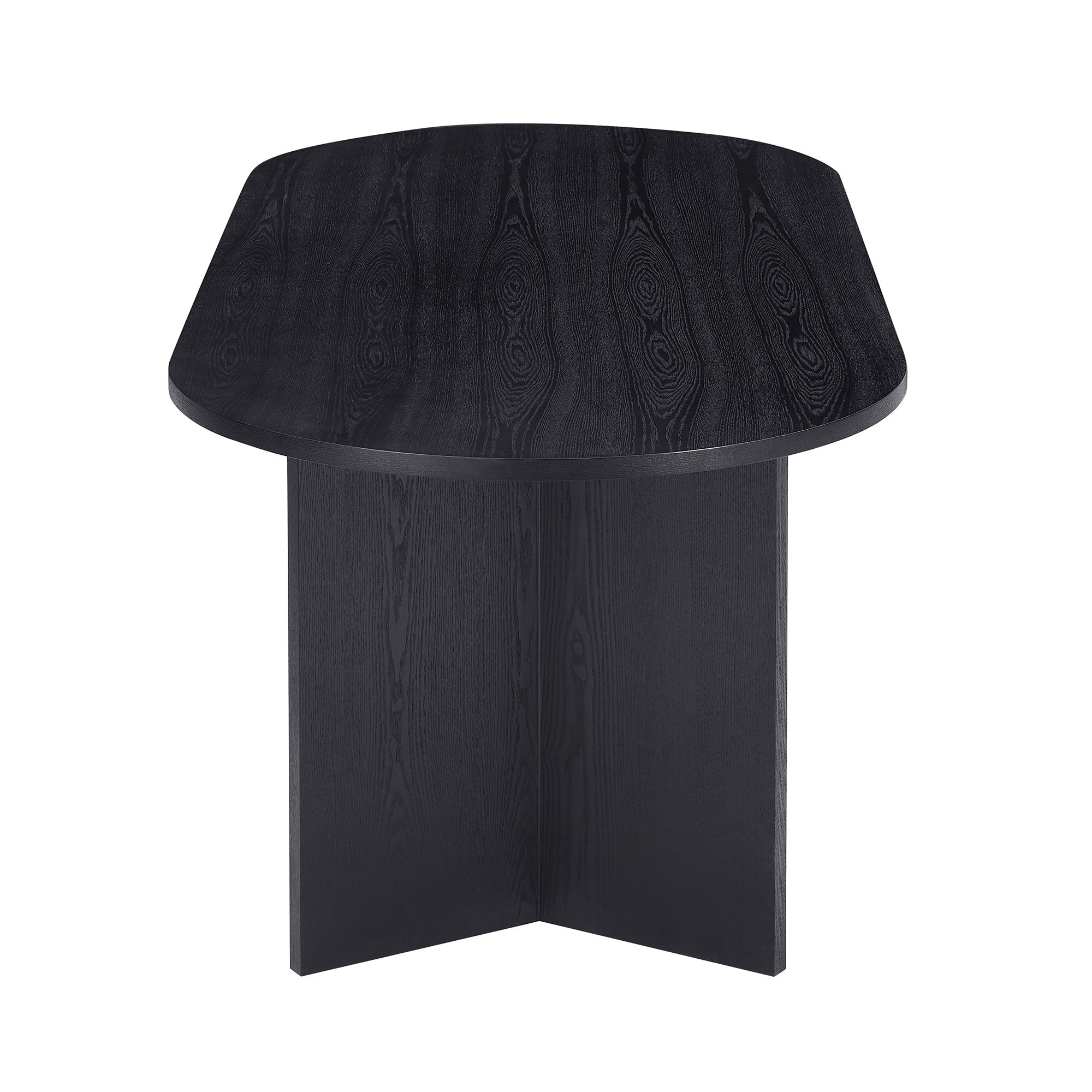 Tiber Wood Oval Dining Table