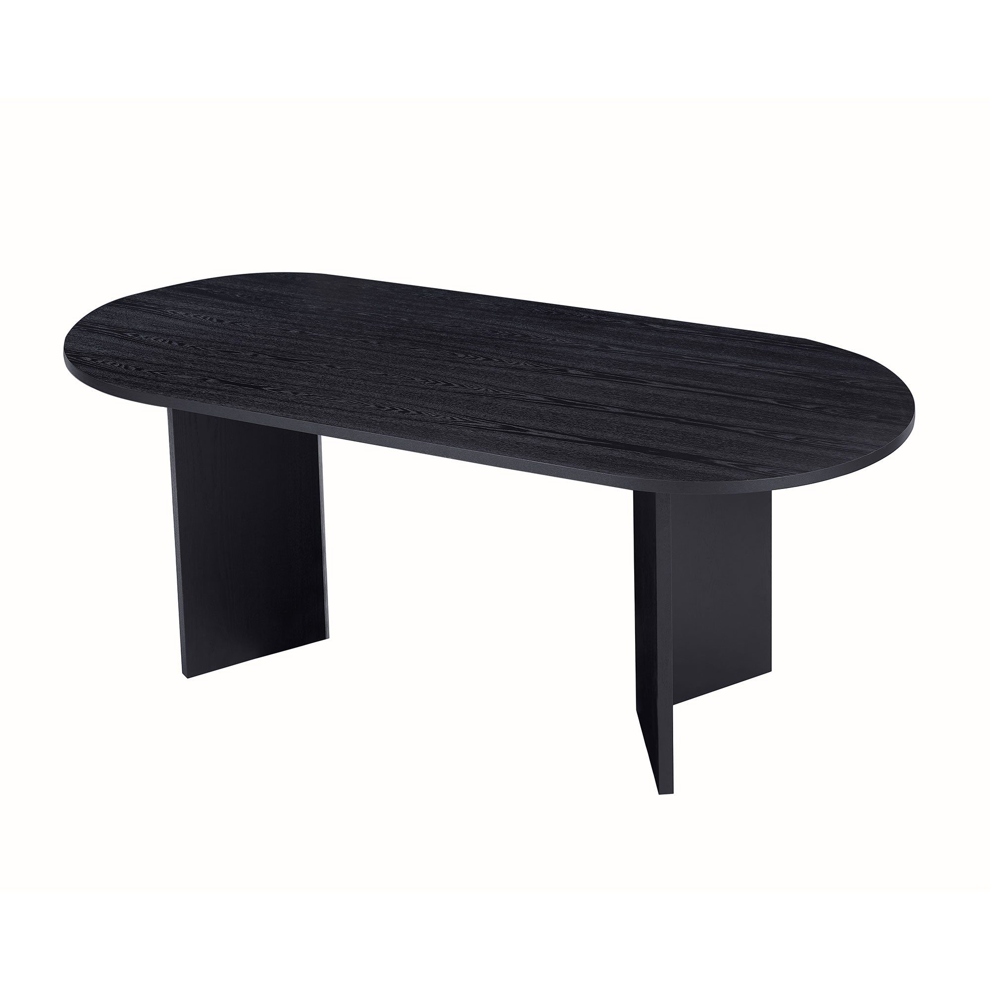 Tiber Wood Oval Dining Table