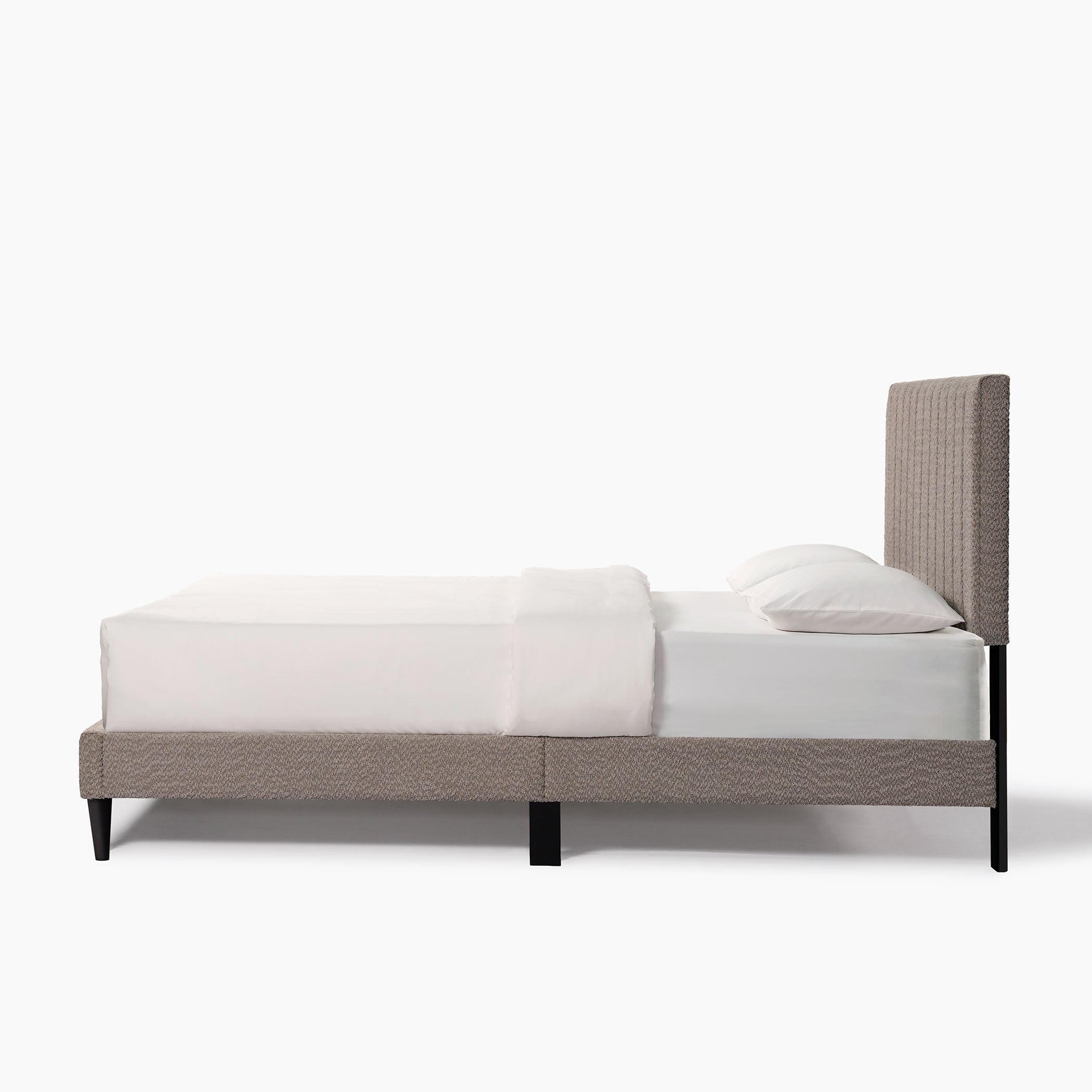 Normsman Dove Tufted Upholstered Platform Bed - Tungsten Gray - Queen