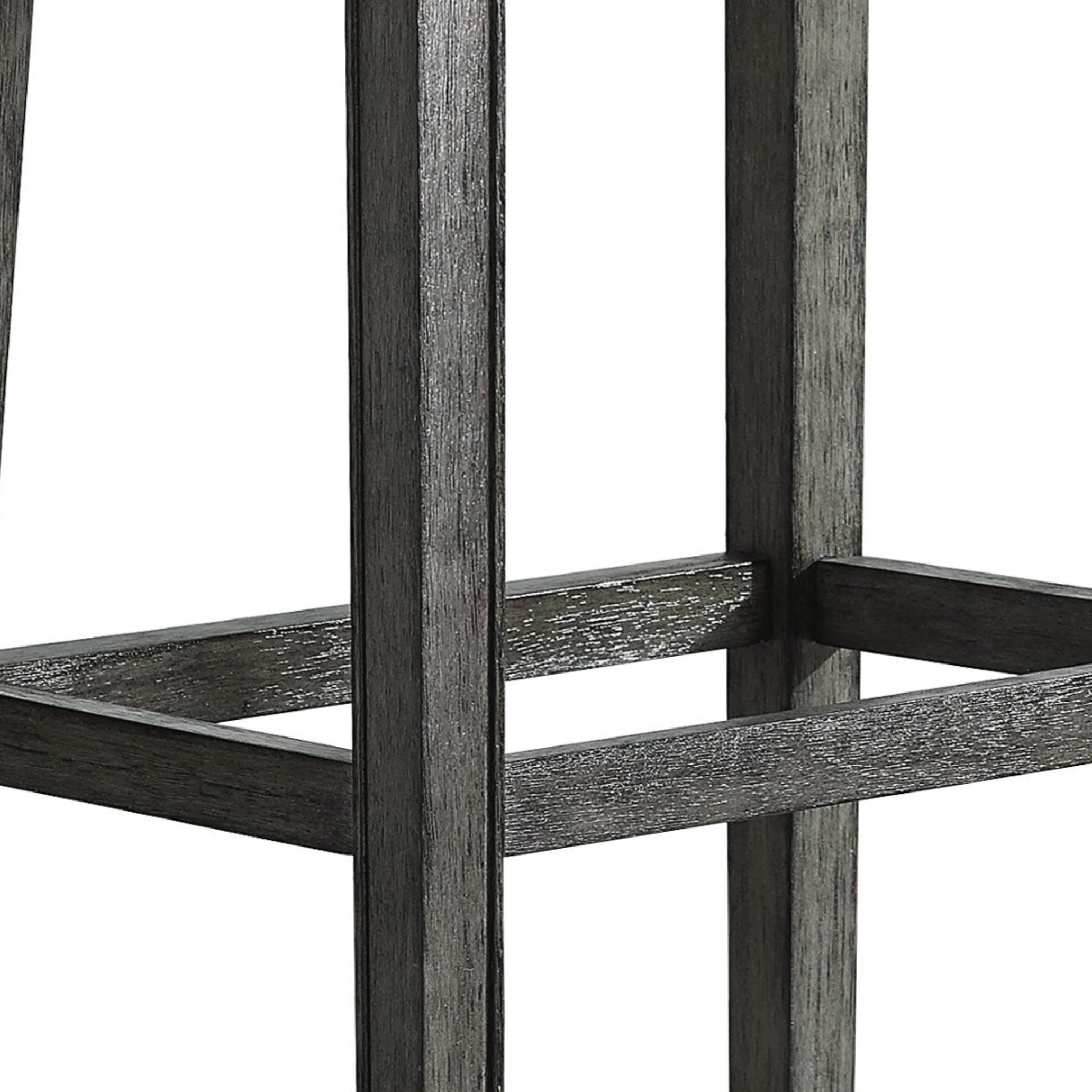 Rioja 29" Upholstered Backless Saddle Bar Stool Set of 2