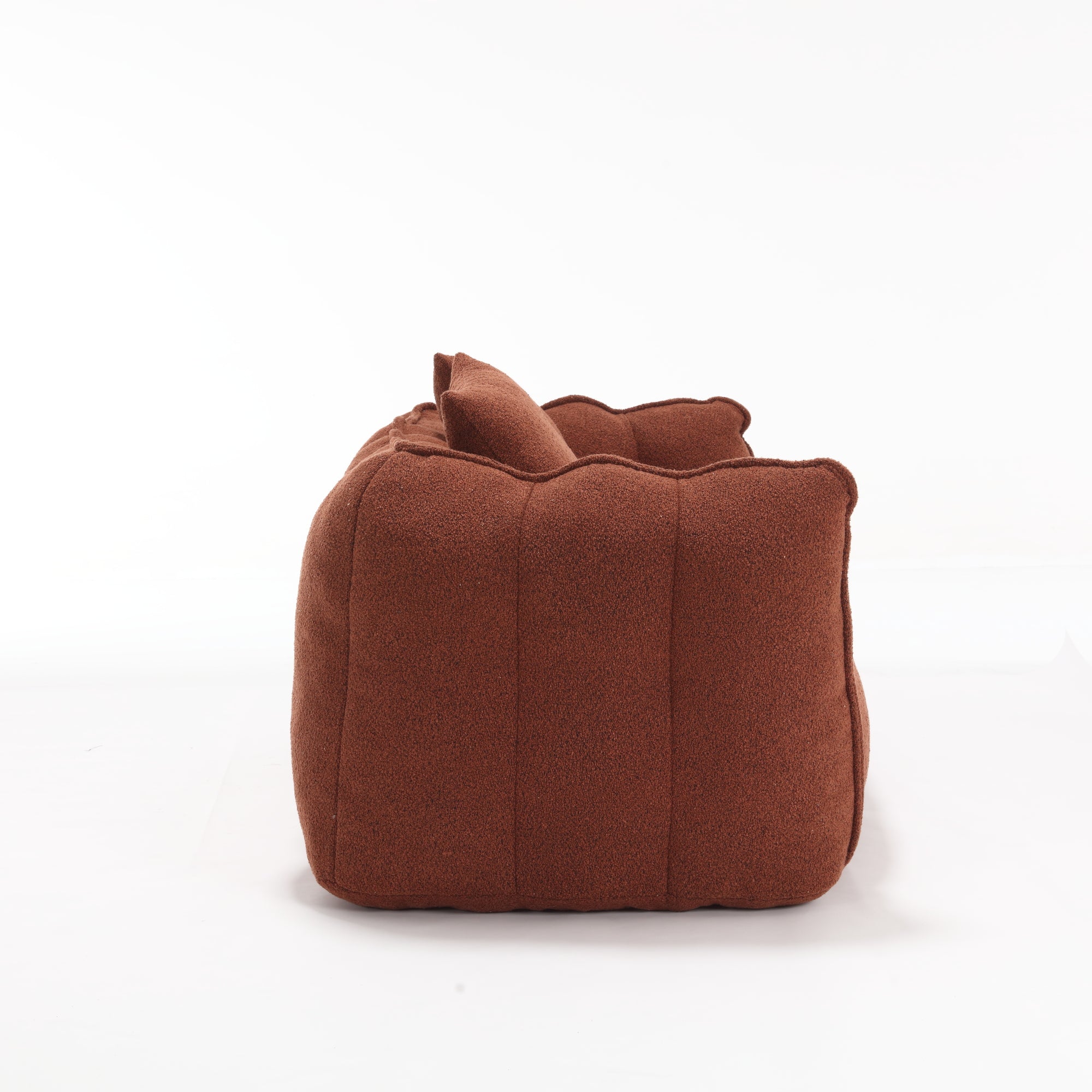 Pinecrest Modern Chenille Bean Bag Loveseat Sofa