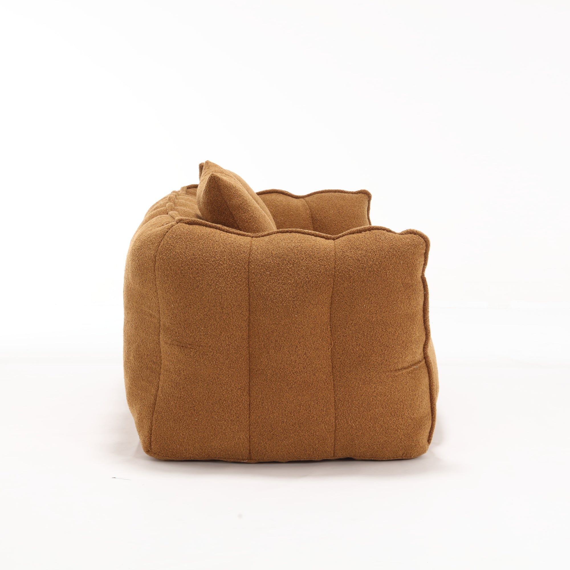 Pinecrest Modern Chenille Bean Bag Loveseat Sofa