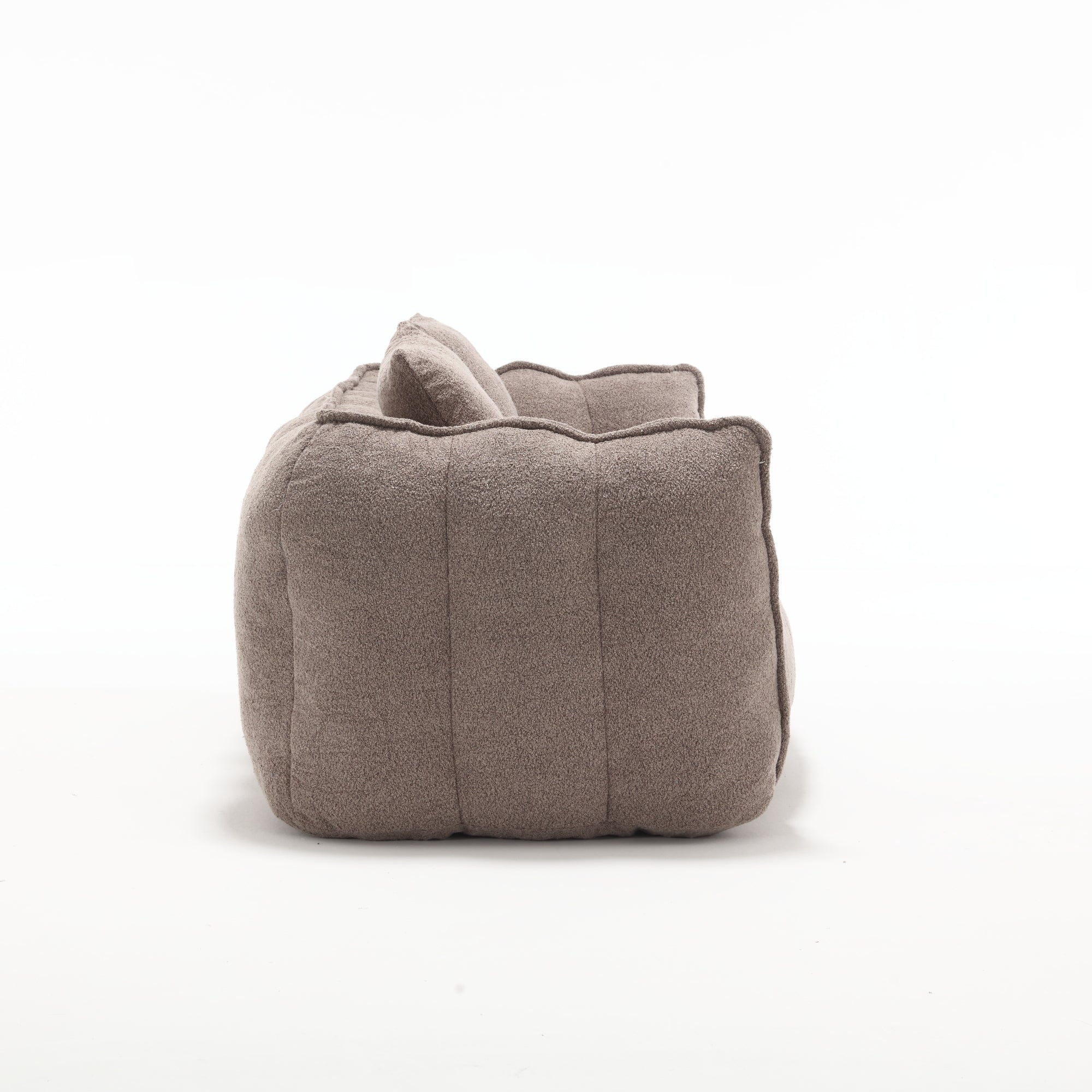 Pinecrest Modern Chenille Bean Bag Loveseat Sofa