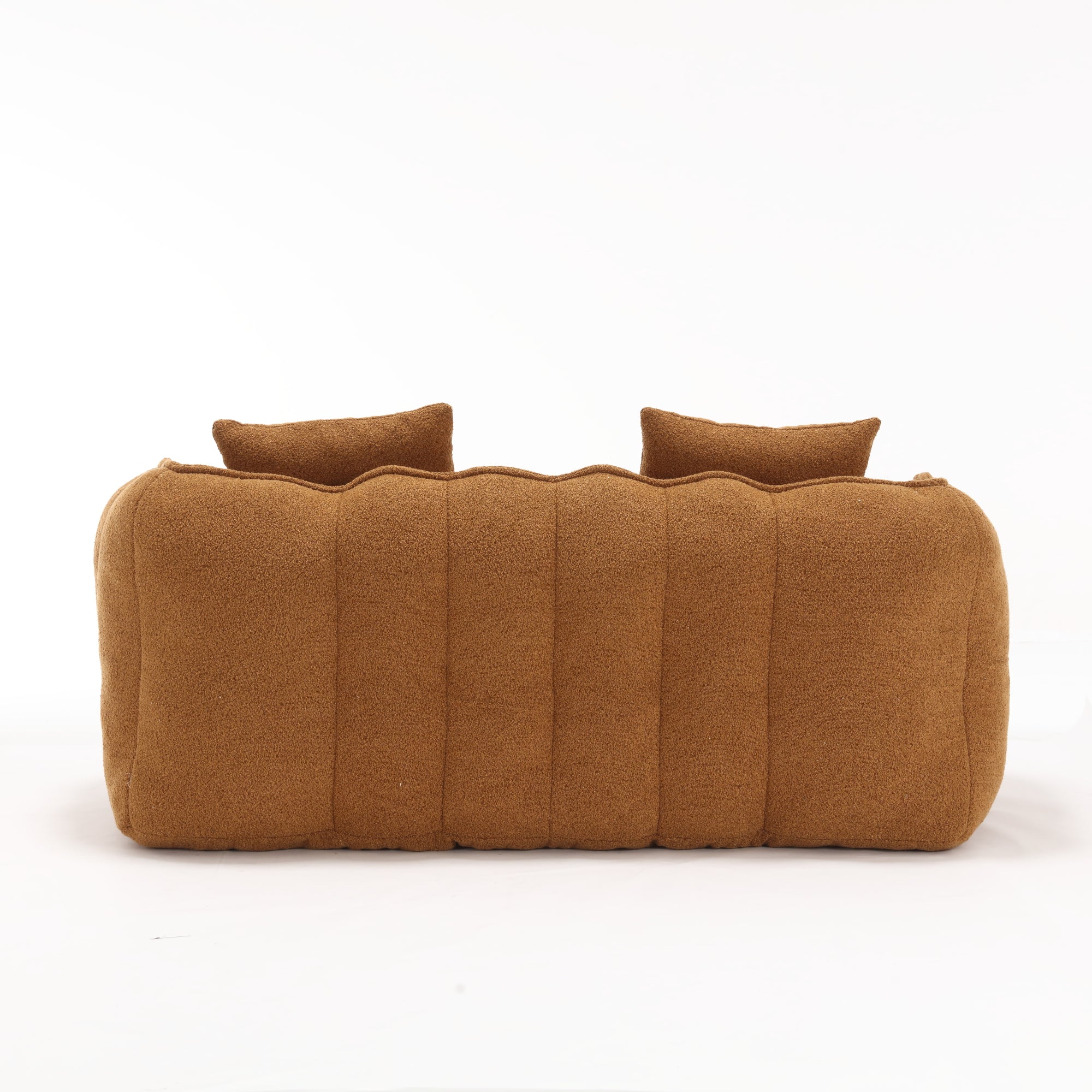 Pinecrest Modern Chenille Bean Bag Loveseat Sofa