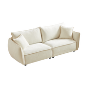 Phoenix 88" 3-Seater Linen Fabric Sofa