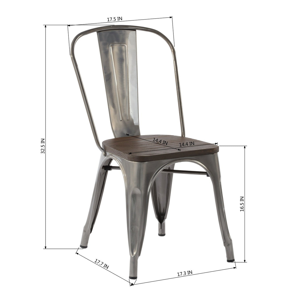 mick table / silver chair additional product view