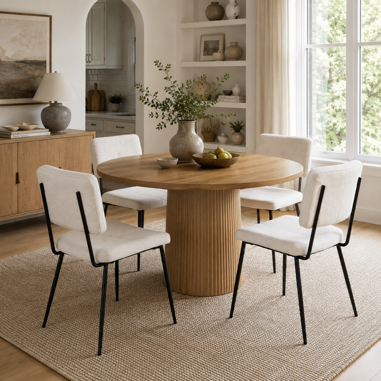 Pomona Upholstered Dining Chairs Set of 4