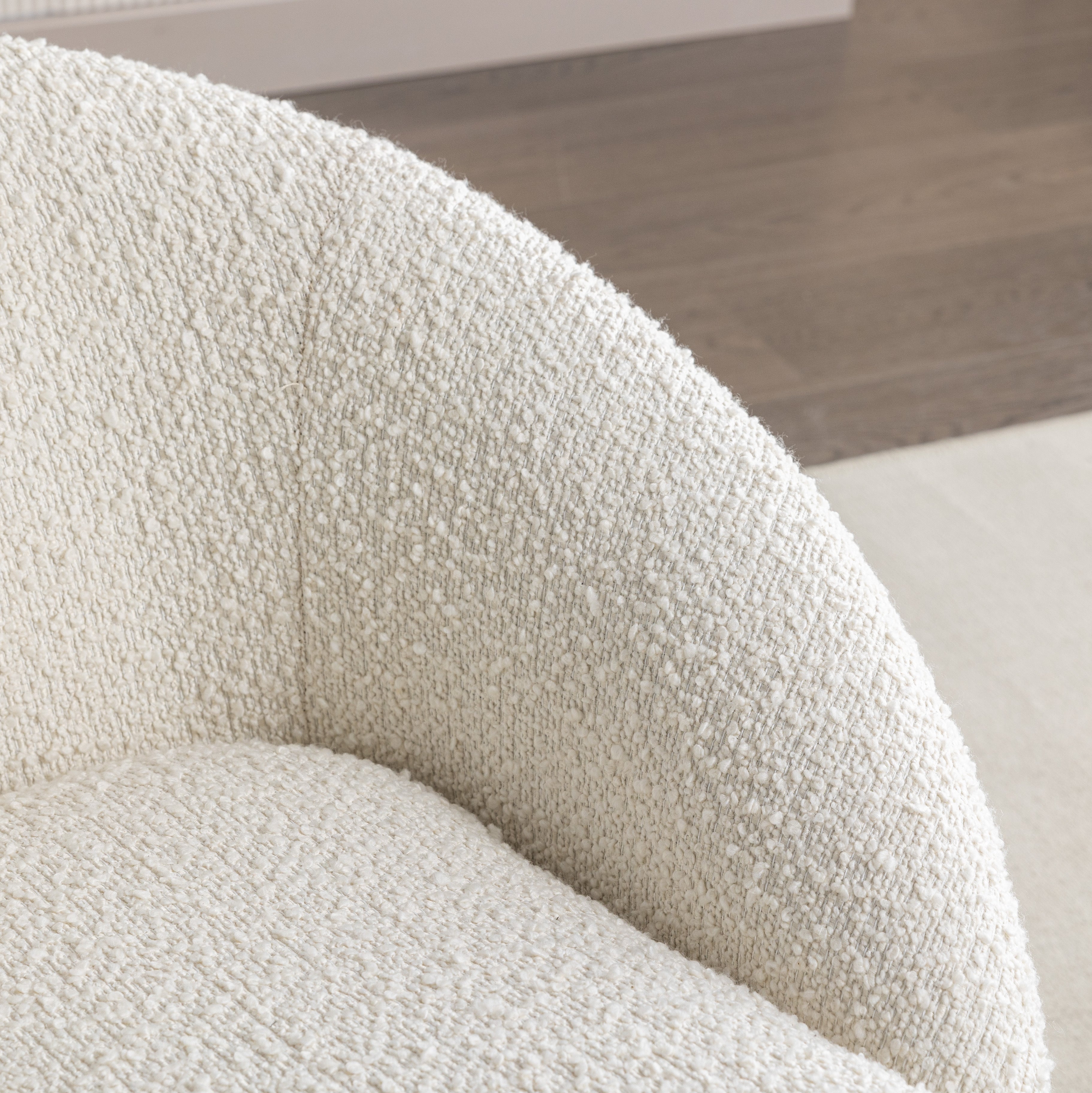 Arches Modern Upholstered Swivel Barrel Chair