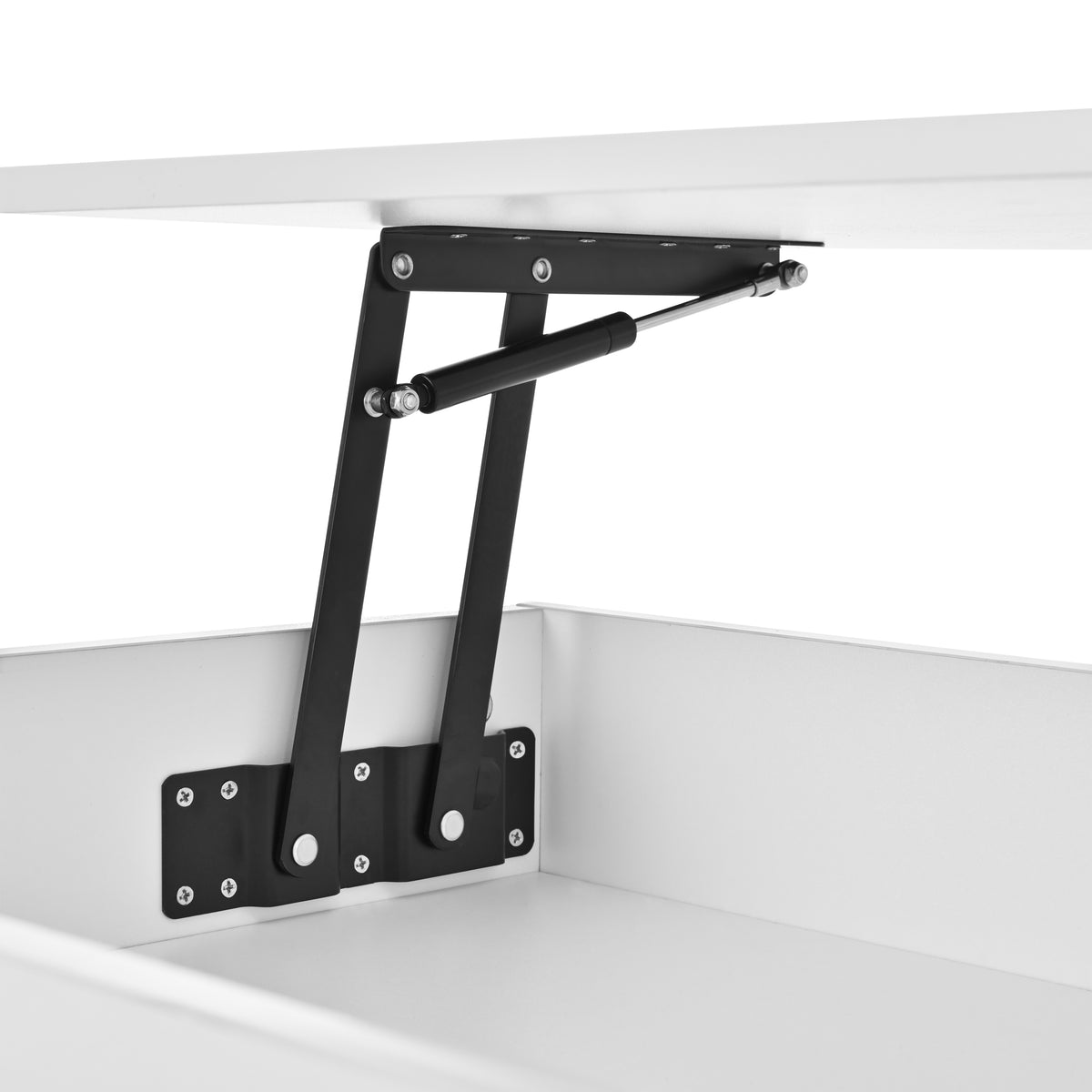 Aureon 39" Modern Lift Top Coffee Table with Storage and LED Lights