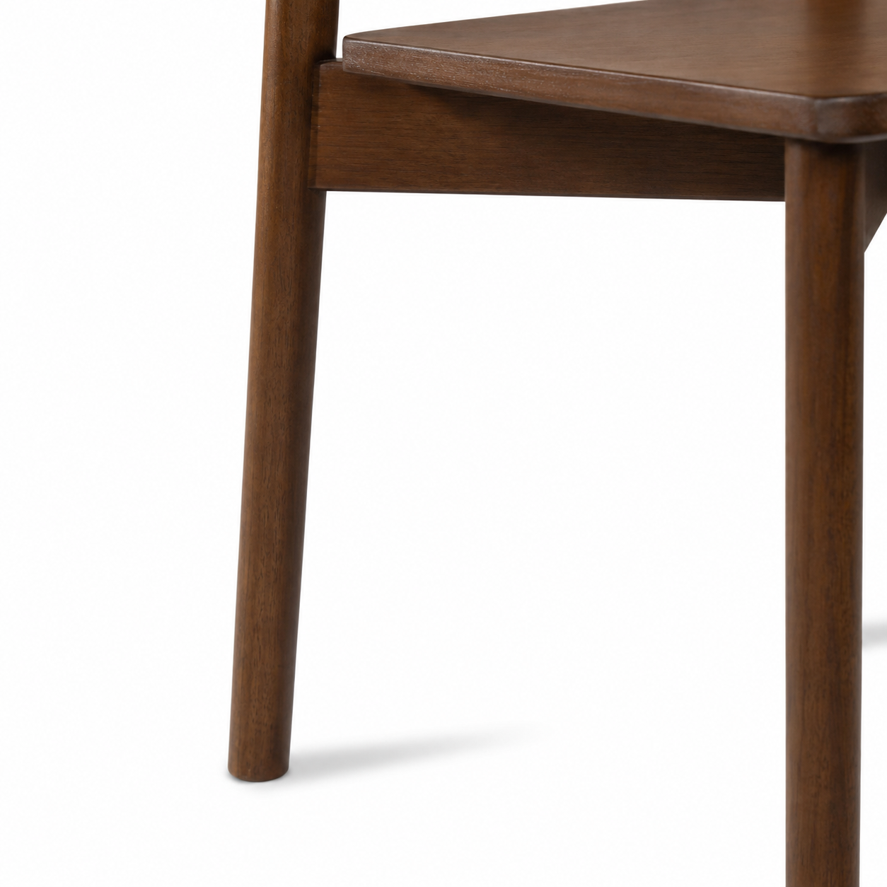 Euphrates Mid Century Modern Solid Wood Dining Chairs set of 2