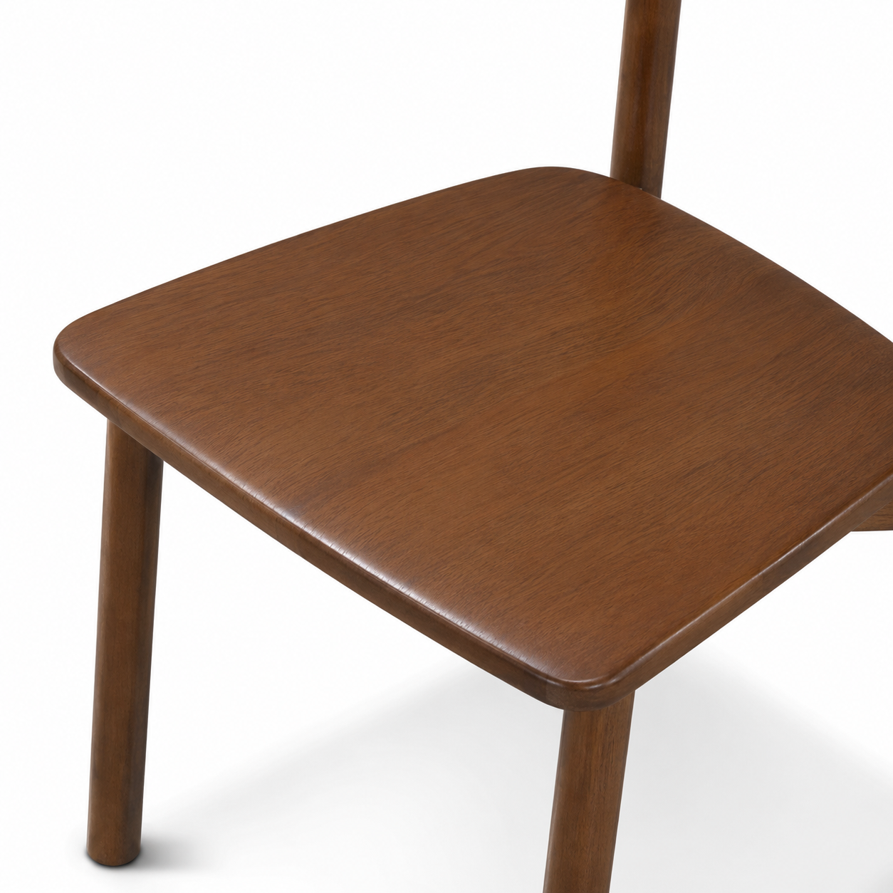 Euphrates Mid Century Modern Solid Wood Dining Chairs set of 2