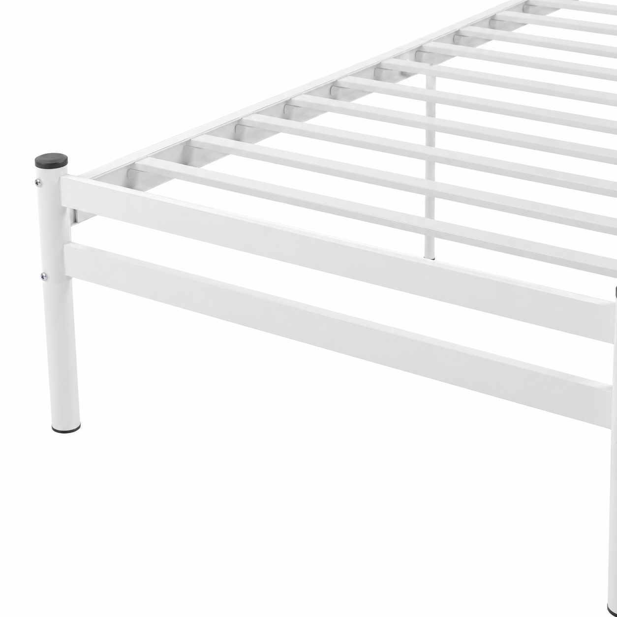 Zorven Twin over Twin Heavy-Duty Metal Bunk Bed, Convertible to 2 Separate Twin Beds
