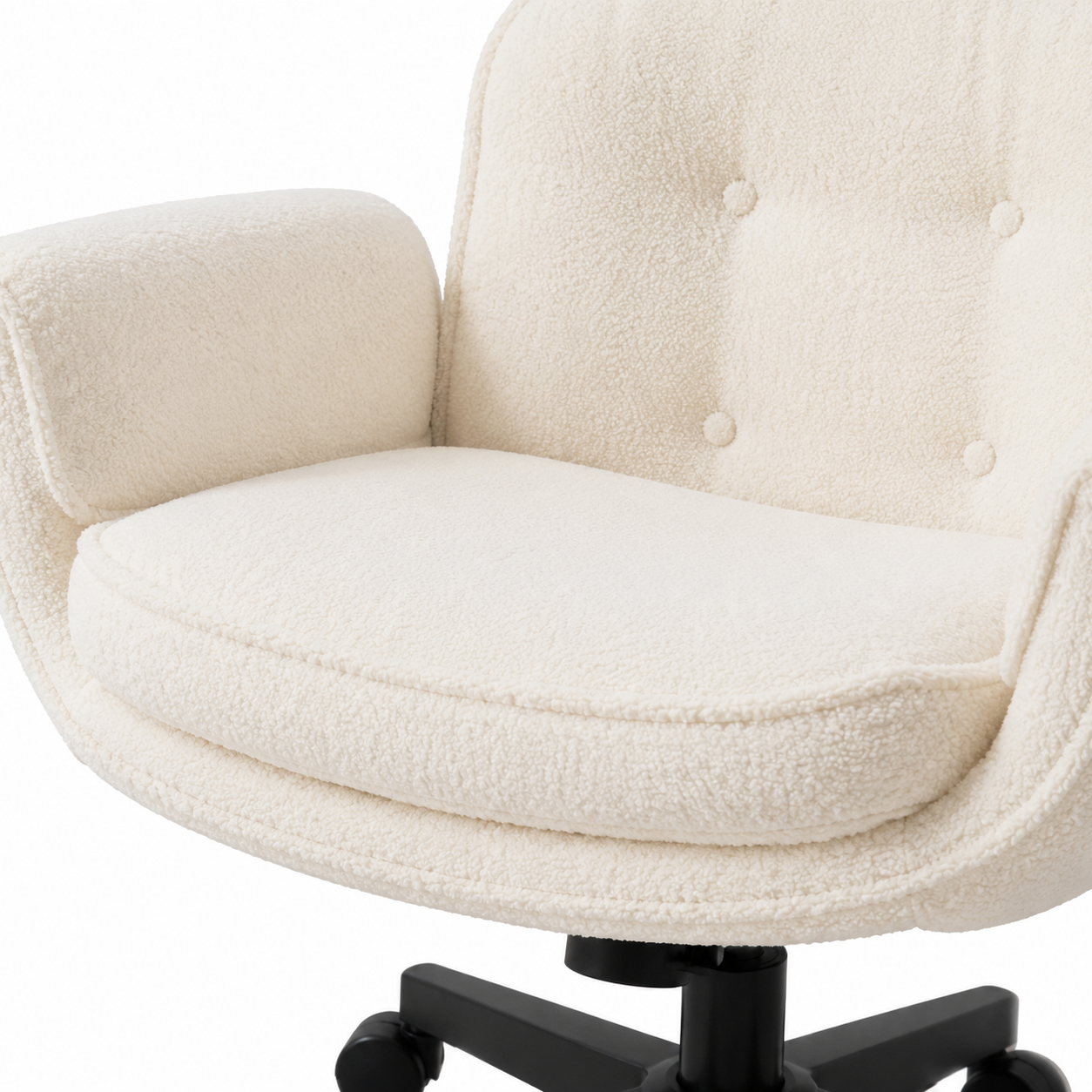 Selva Wide Seat Criss Cross Office Chair with Flip-Up Arms and Removable Headrest