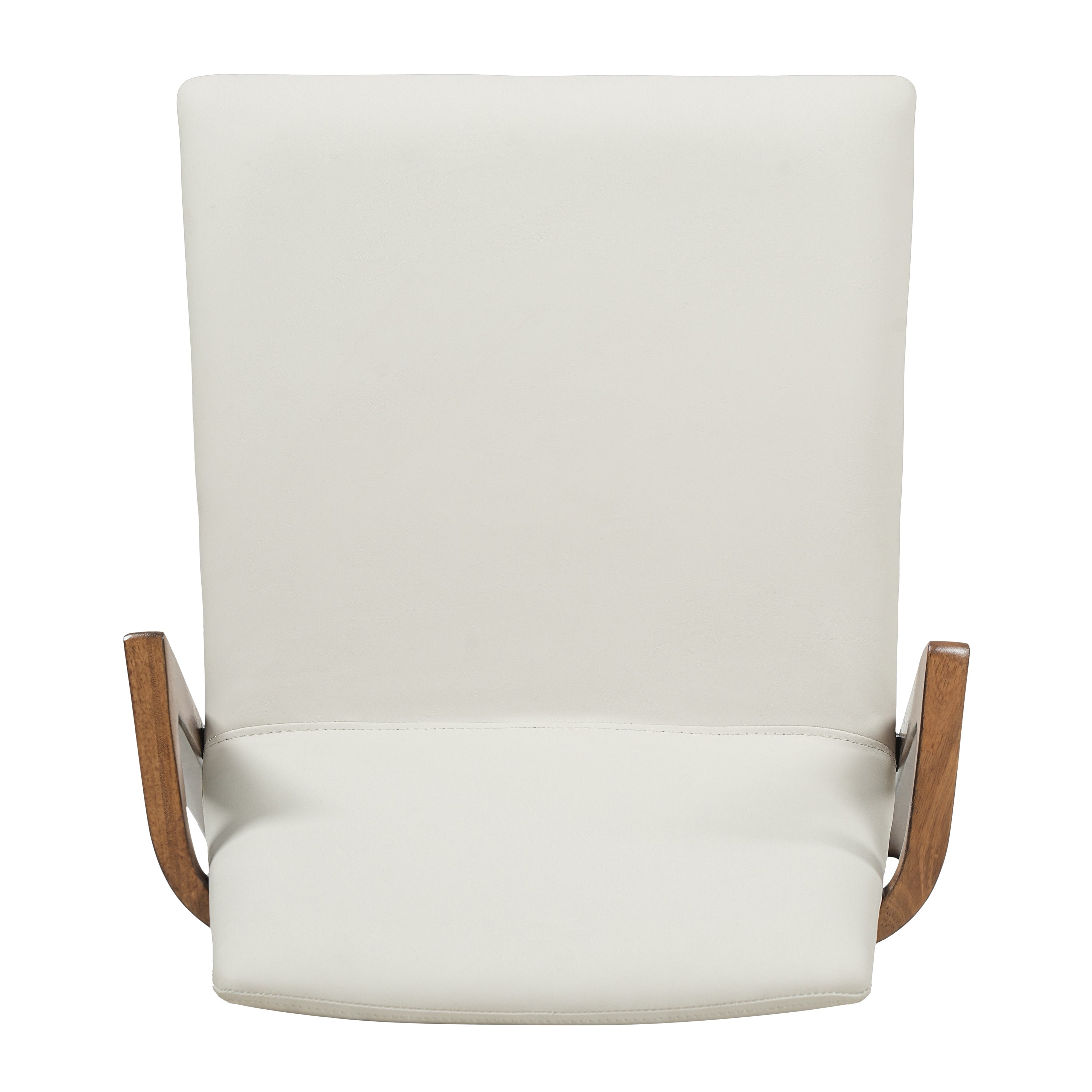 Isar Upholstered Dining Chairs with Solid Rubberwood Arm Frame Set of 2